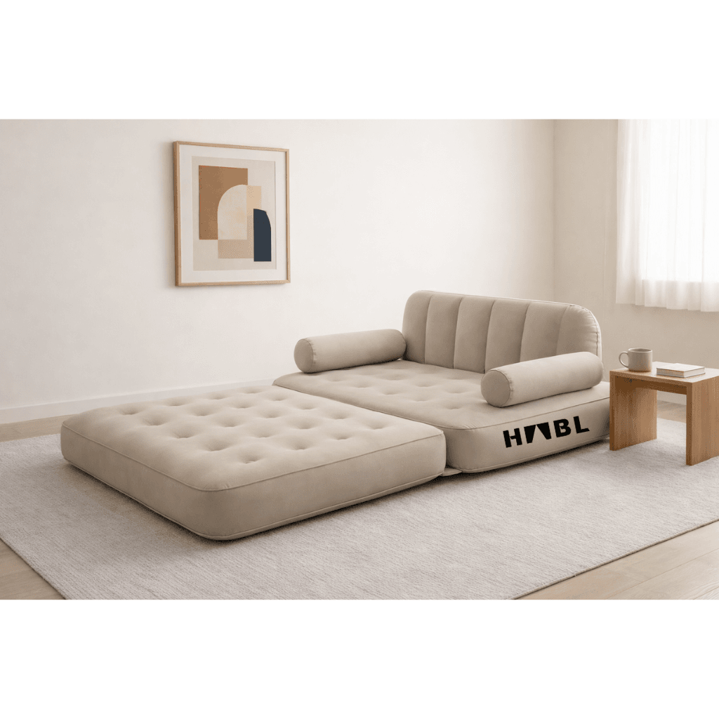 HABL Çift Kişilik 2si 1 Arada Şarjlı Şişme Koltuk ve Yatak 190x150x65