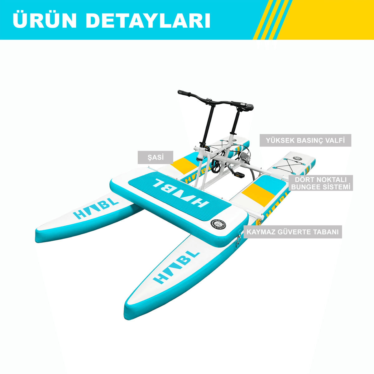 Habl Şişme Deniz Bisikleti - Water Bike