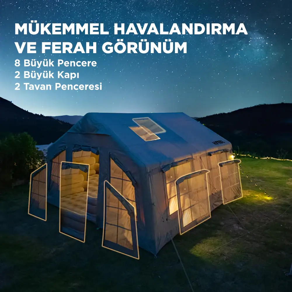 Habl Şişme Kamp Çadırı – 13.2 M2