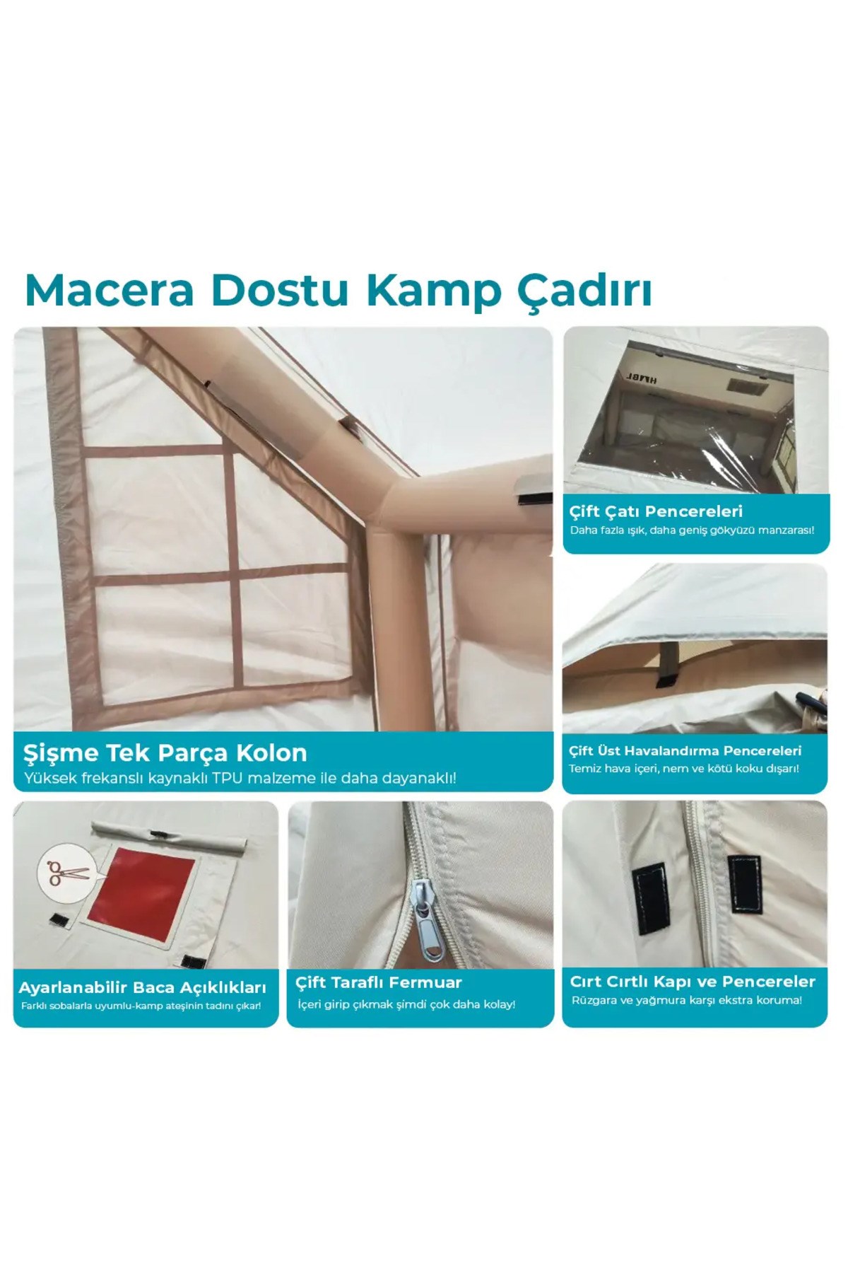 Habl Şişme Kamp Çadırı – 6.3 M2