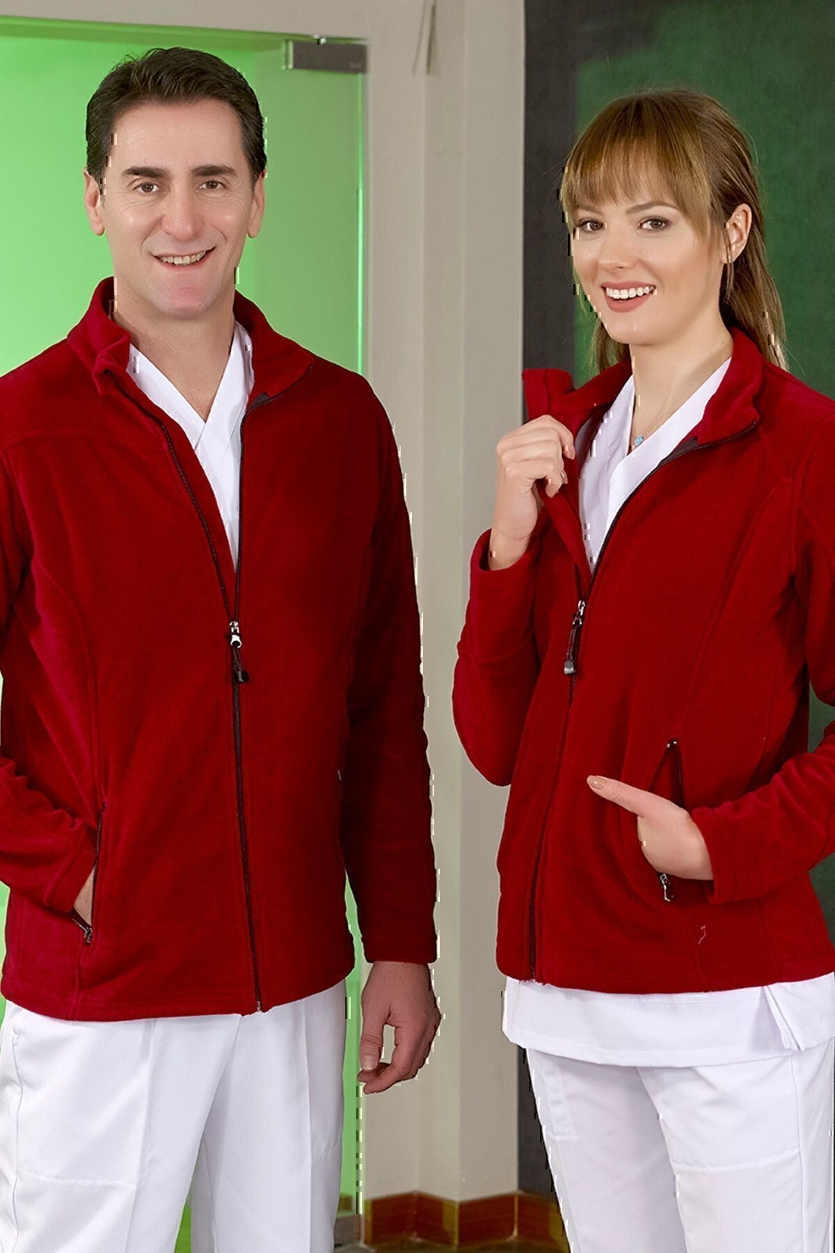 bordo-polar-ceket-doktor-hemsire-kisli-3d9208.jpg
