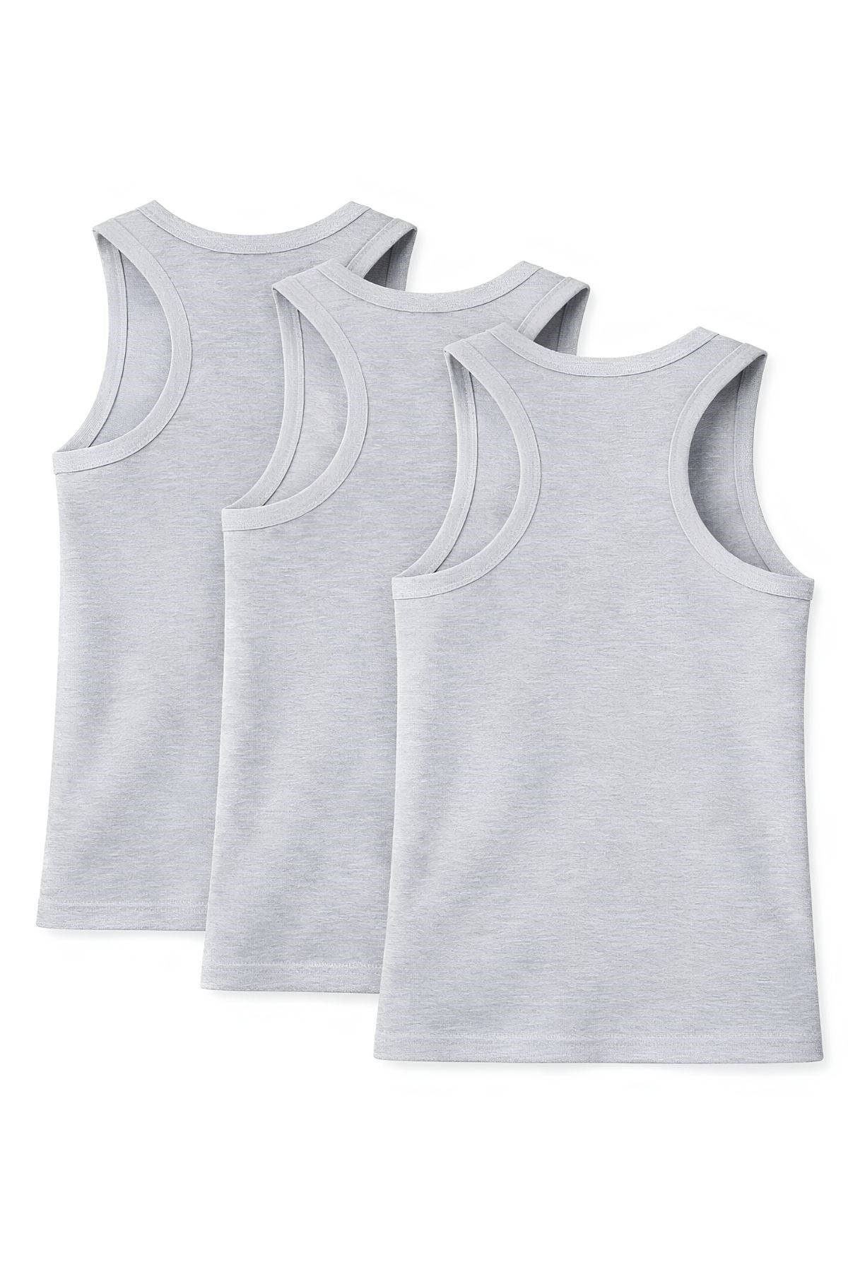 Bambu Erkek Sporcu Atlet Gri 3lü Paket