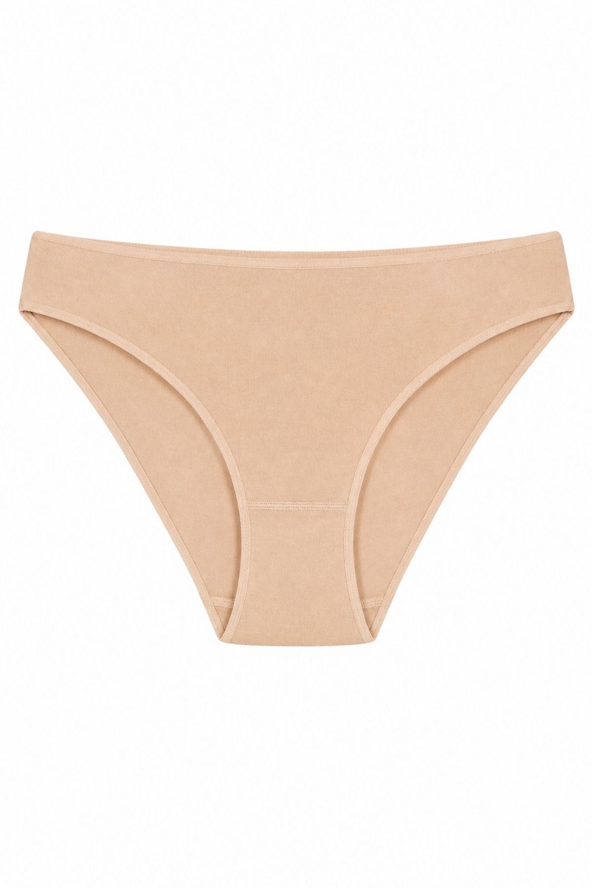 Bambu Süper İz Yapmaz Bikini Kadın Külot Ten 6lı Paket