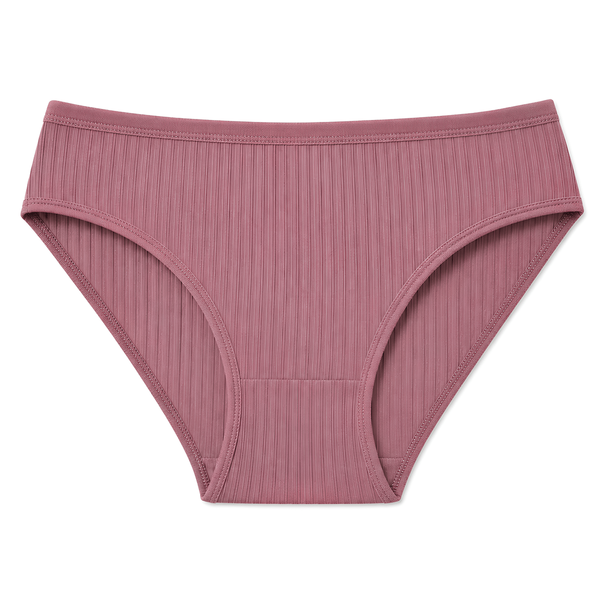 Çizgili Bambu Bikini Kadın Külot Renkli 6lı Paket