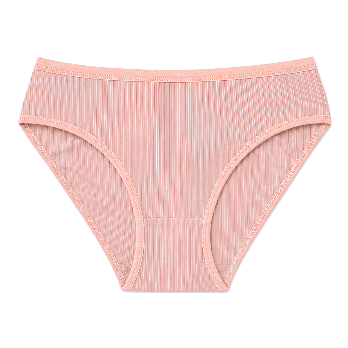 Çizgili Bambu Bikini Kadın Külot Renkli 6lı Paket
