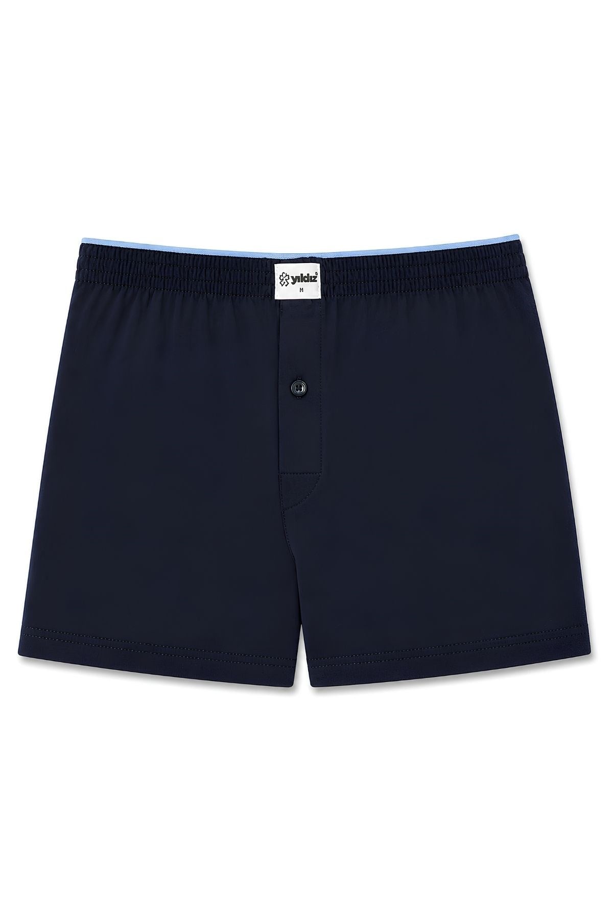 Havlu Bel Erkek Boxer Lacivert %100 Pamuk 3lü Paket
