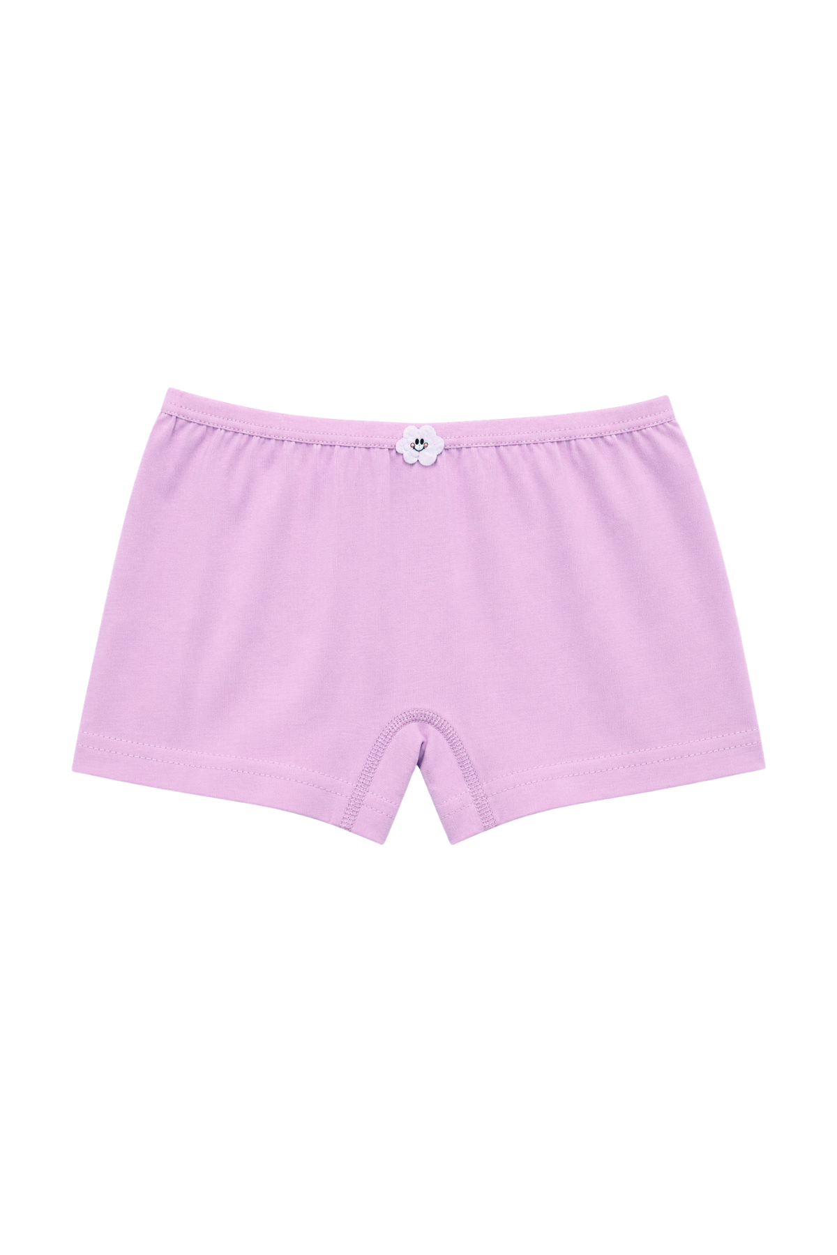 Likralı Kız Çocuk Boxer Karışık Desenli 3lü Paket