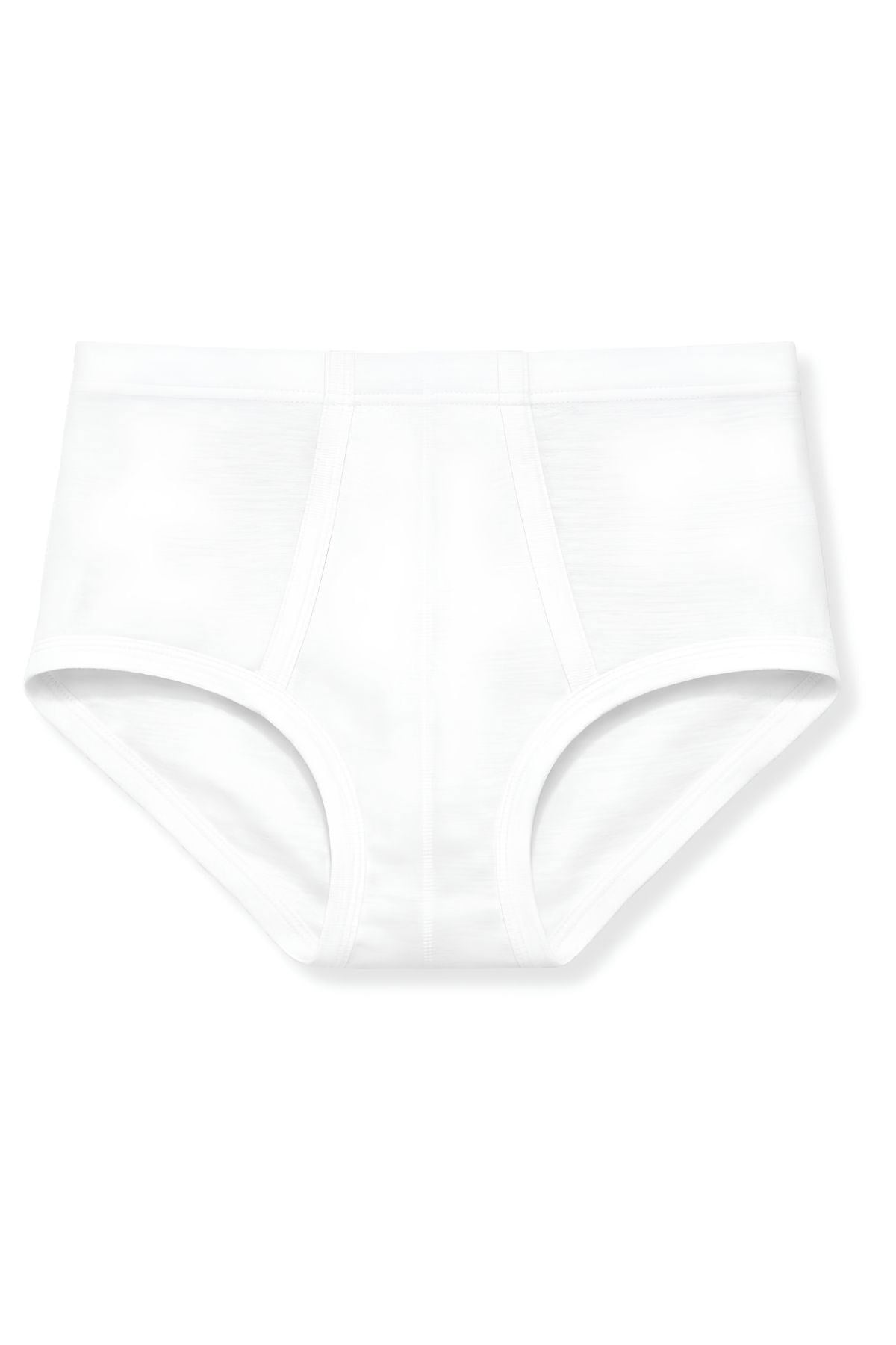 Ribana Bantlı Erkek Slip Beyaz %100 Pamuk 3lü Paket