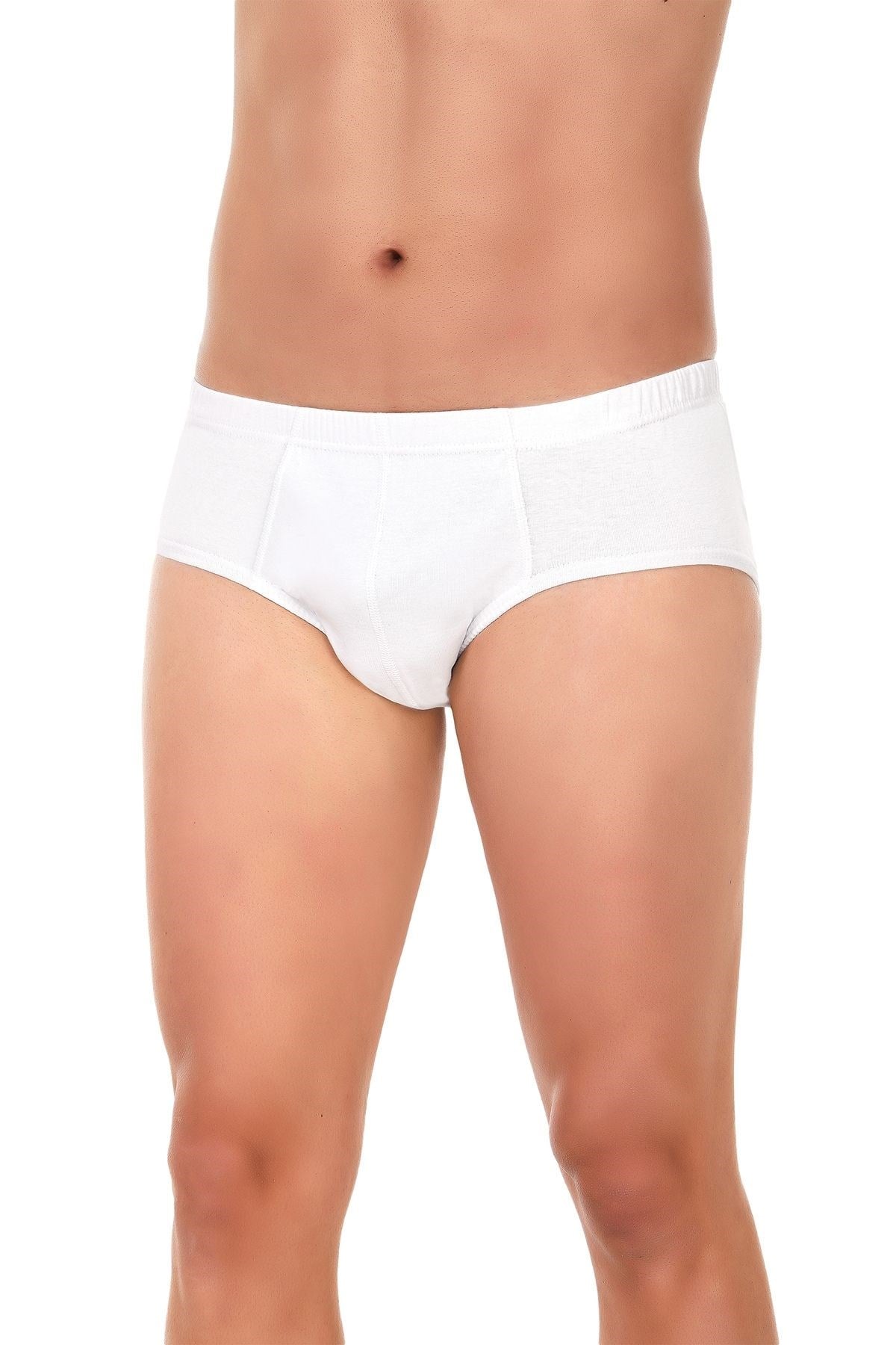 Ribana Erkek Slip Beyaz %100 Pamuk 3lü Paket