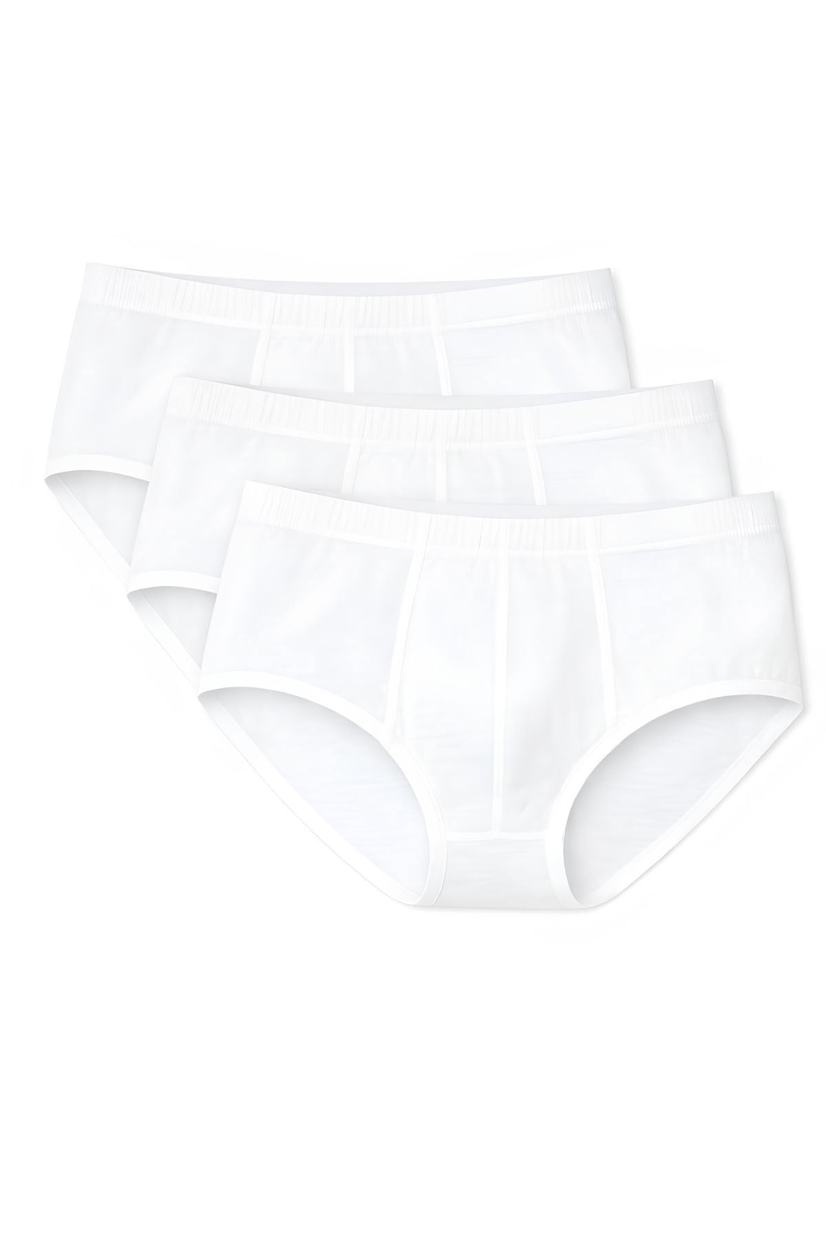 Süper İnce Erkek Slip Beyaz 3lü Paket