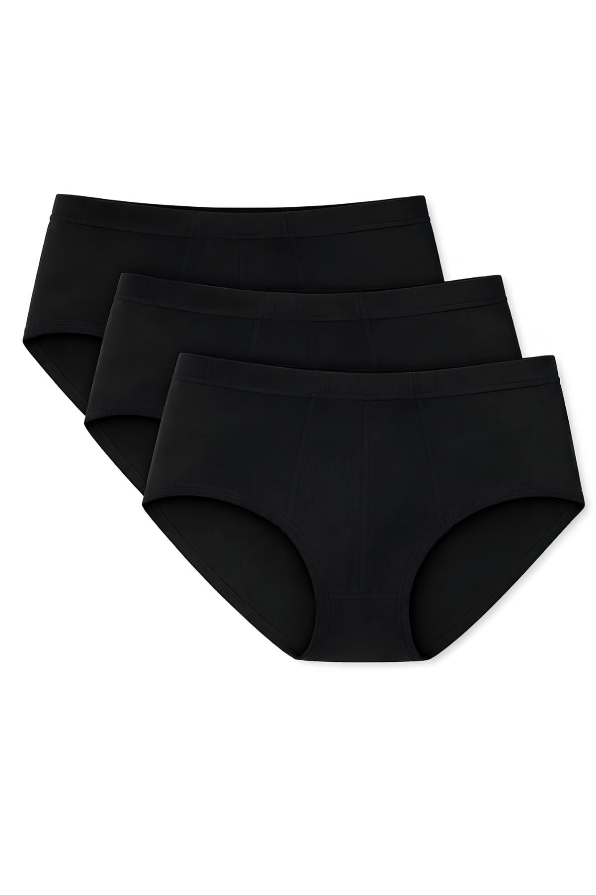 Süper İnce Erkek Slip Siyah 3lü Paket