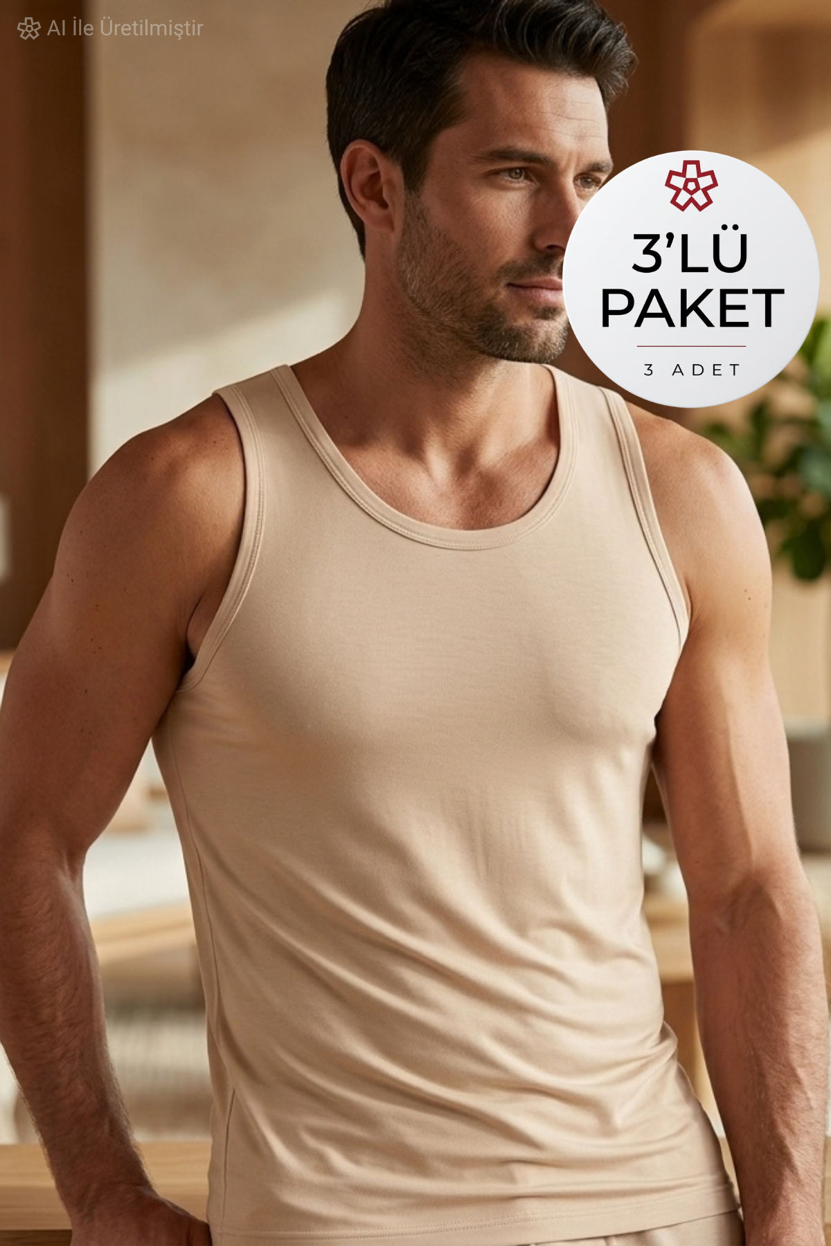 Bambu Erkek Atlet Ten 3'lü Paket