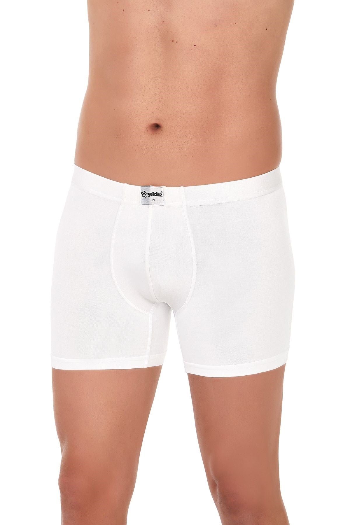 Bambu Erkek Boxer Beyaz 3'lü Paket
