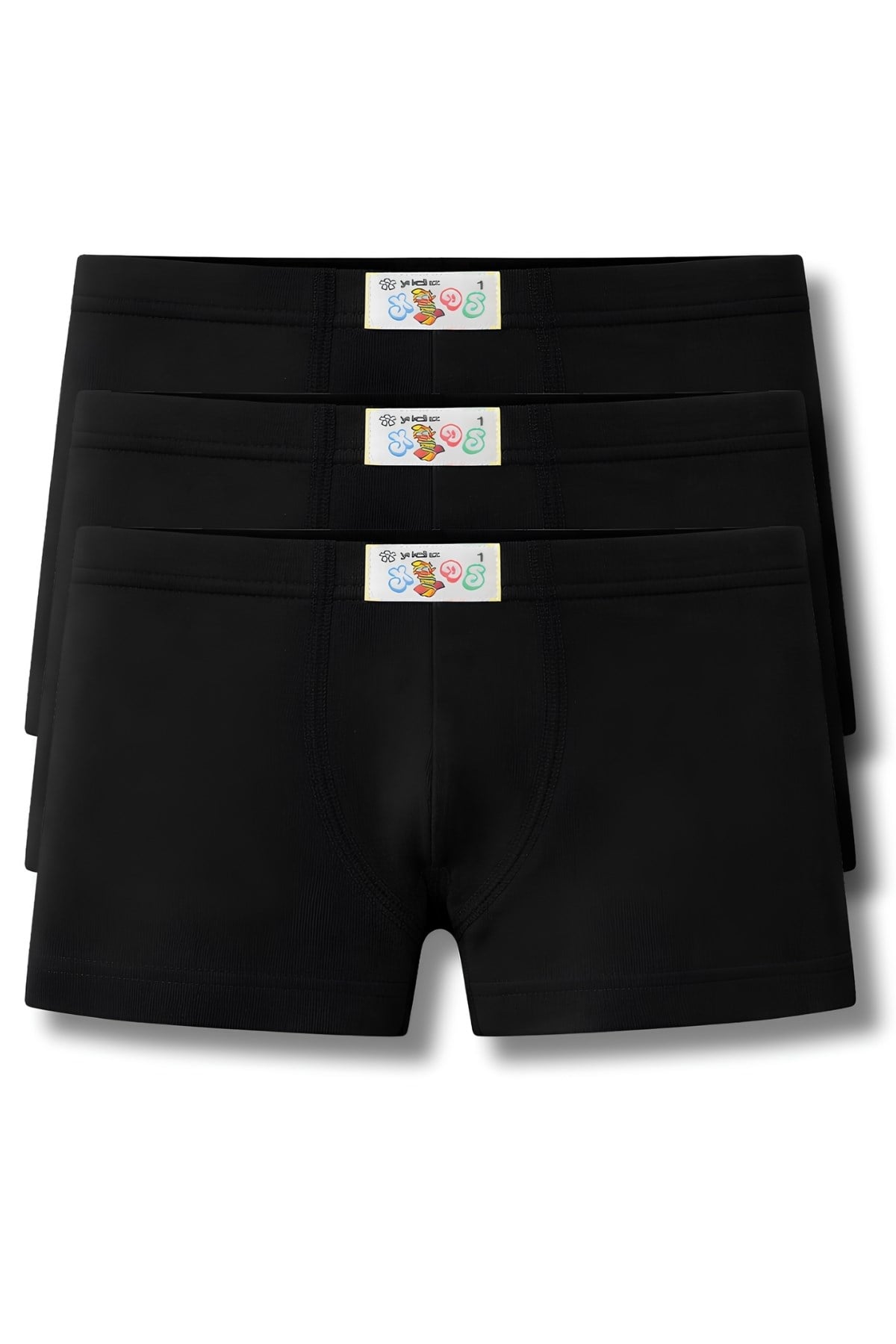 Erkek Çocuk Modal Boxer Siyah 3'lü Paket