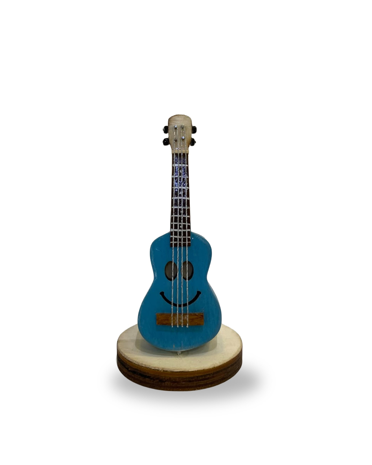 İstanbul Müzik Mini Klasik Gitar Mavi 9 cm Biblo