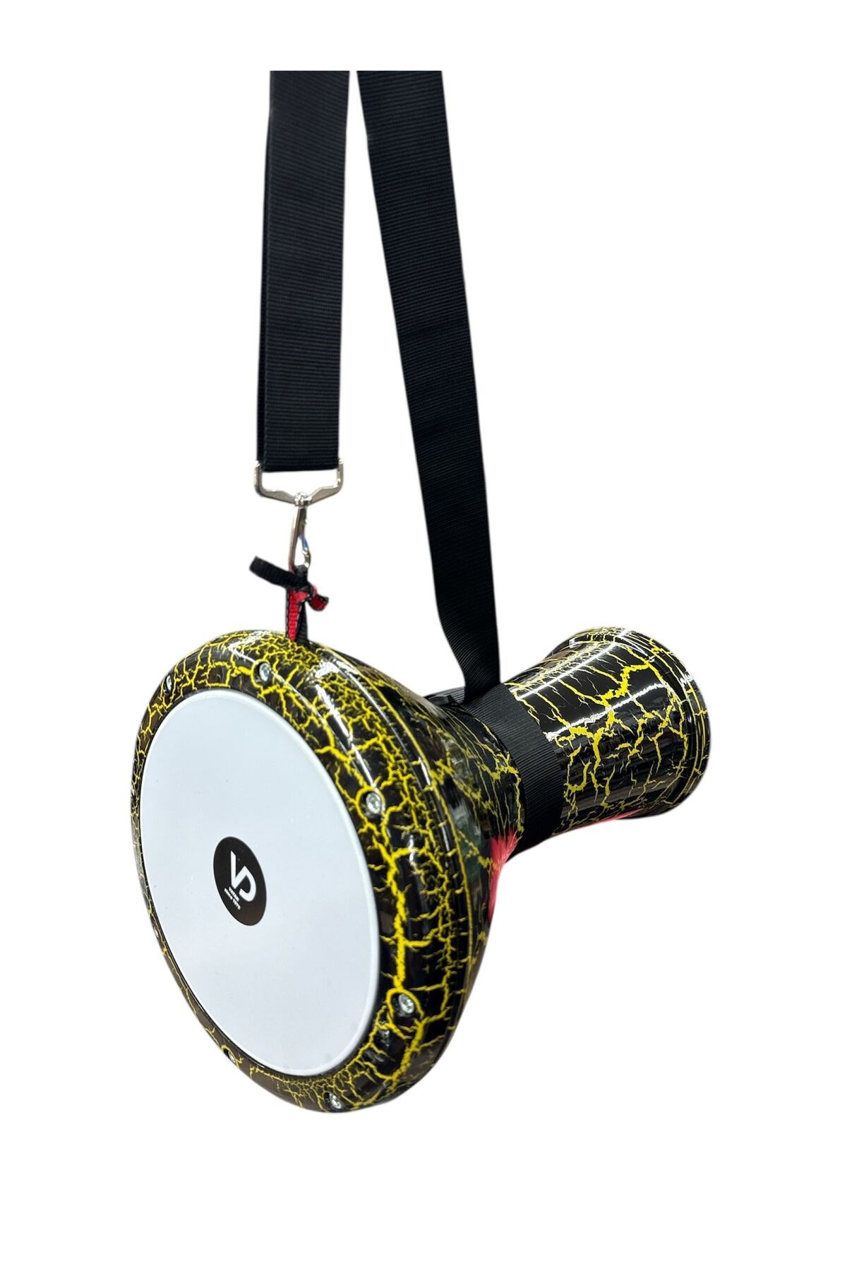 Sarı Çatlak Darbuka | Alüminyum Döküm | Askı + Kılıf + Alyan Anahtarı Hediyeli