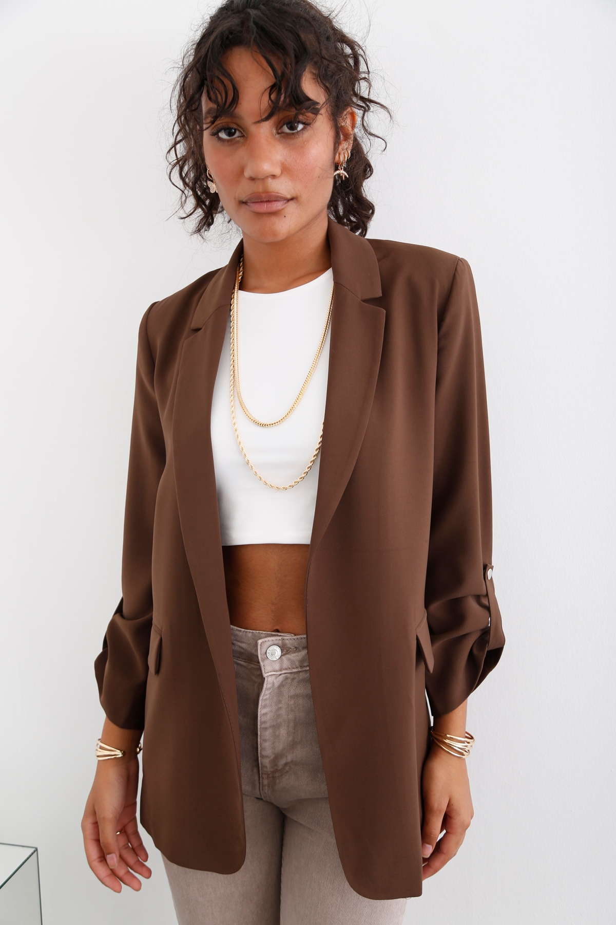 Acı Kahve Blazer Ceket 
