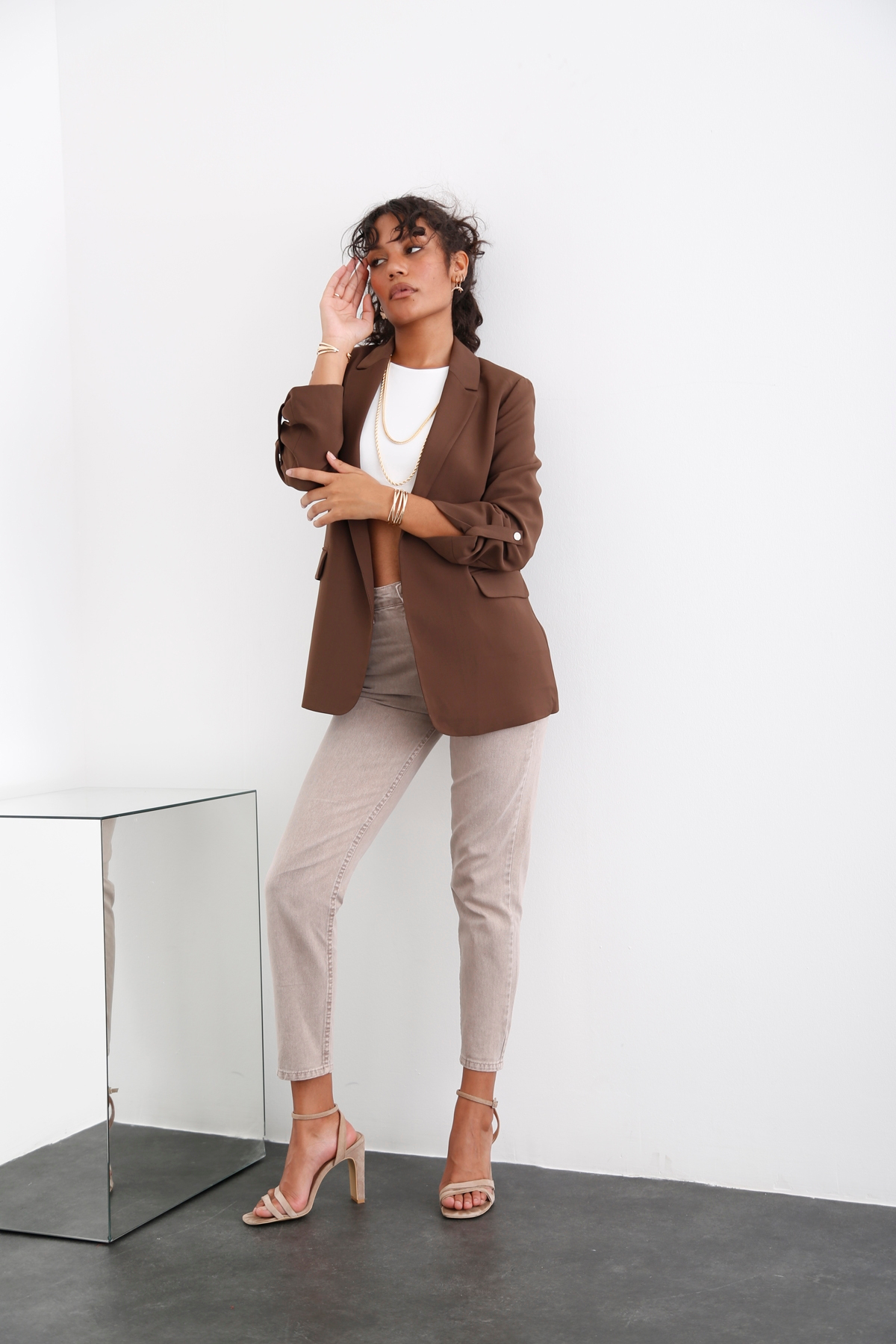 Acı Kahve Blazer Ceket 