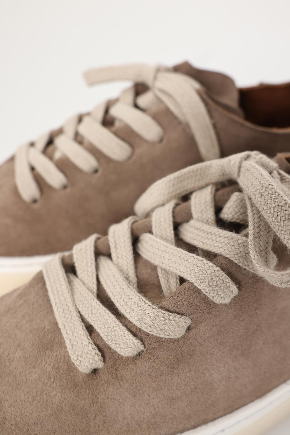 Açık Vizon Deri Sneaker 25210