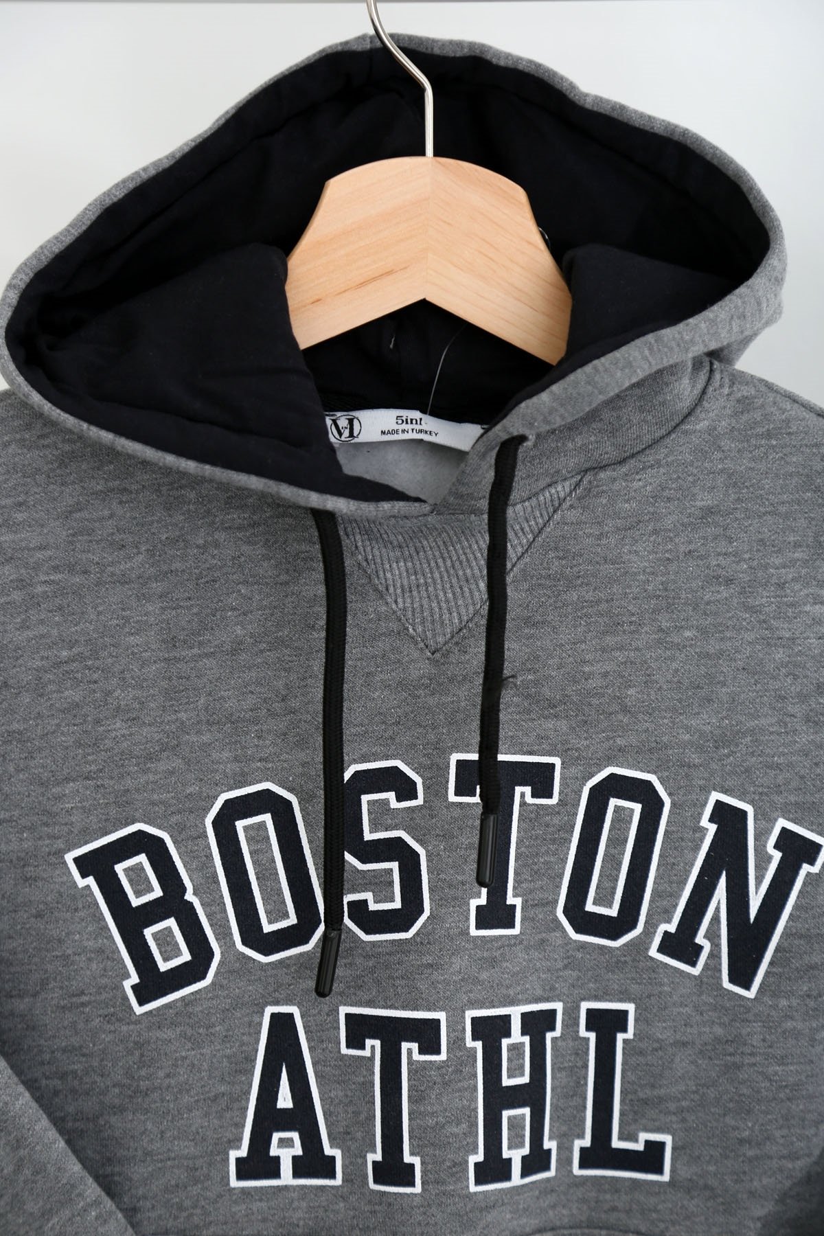 Antrasit Boston Çocuk Sweatshirt 