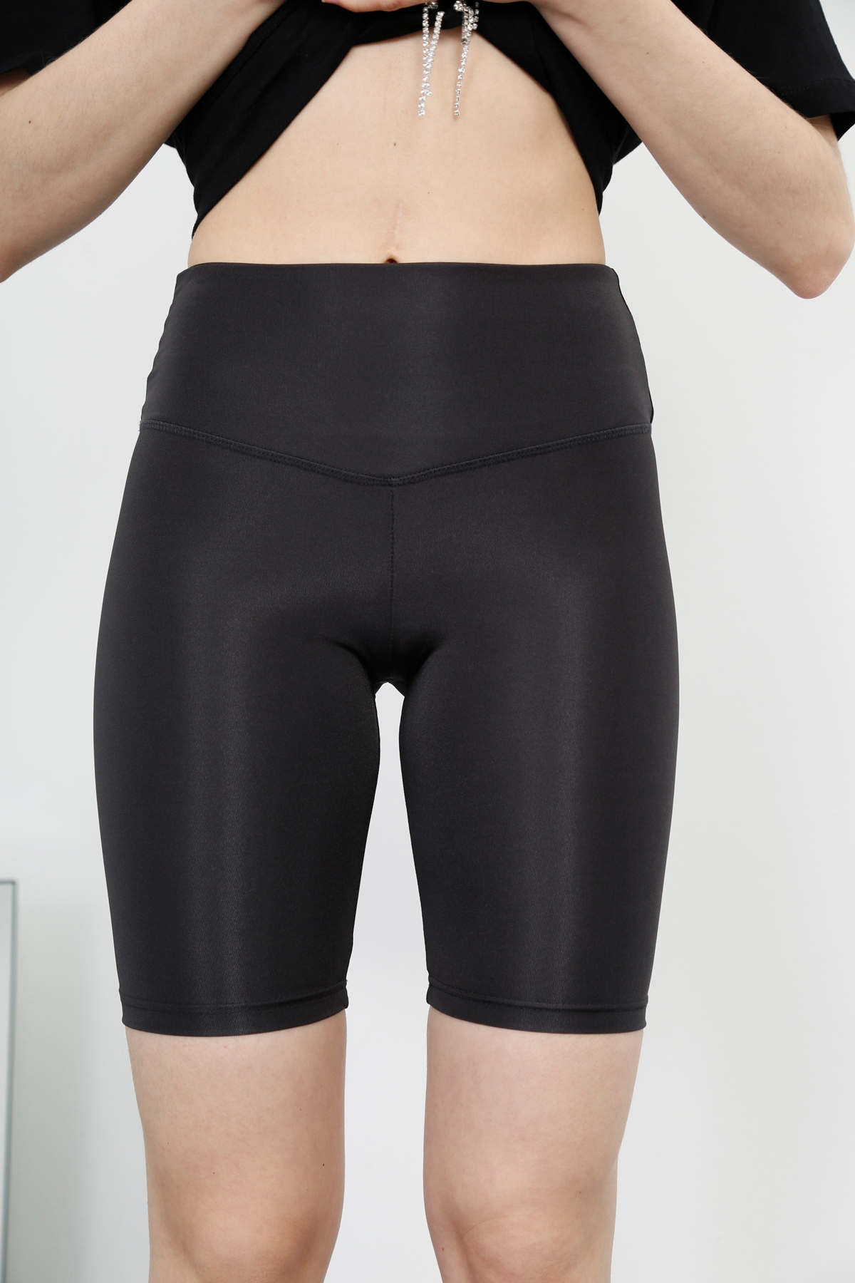 Antrasit Toparlayan Kısa Tayt 1857