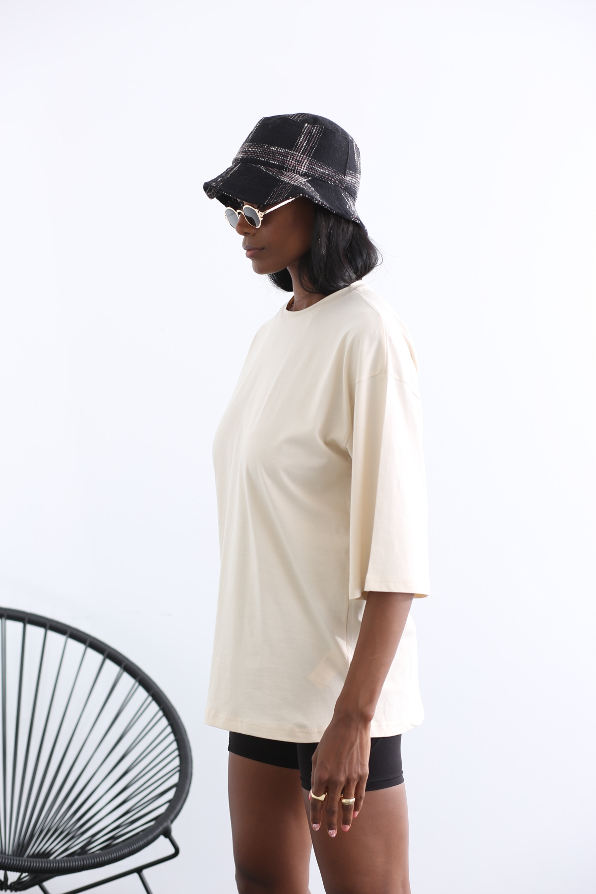 Bej Oversize Tshirt 18740