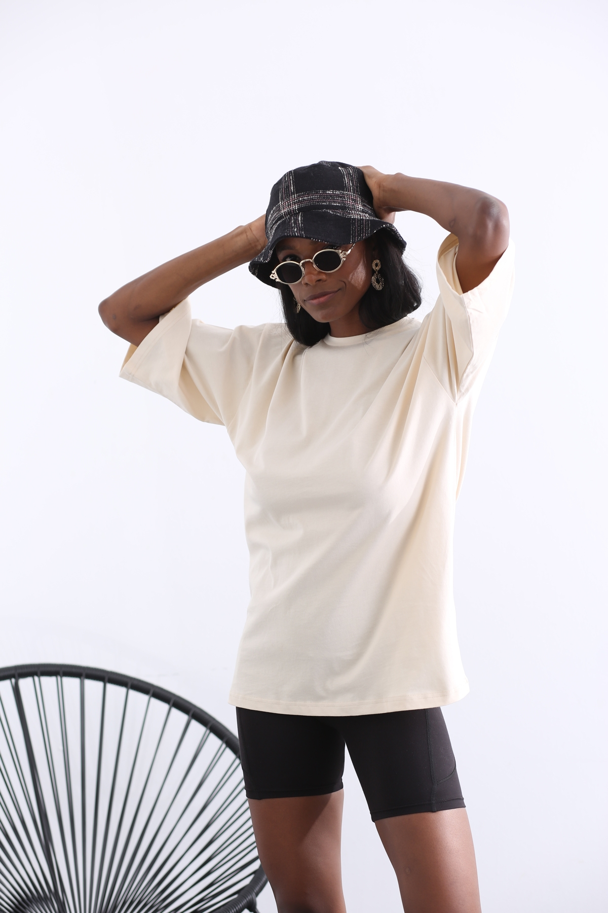 Bej Oversize Tshirt 18740