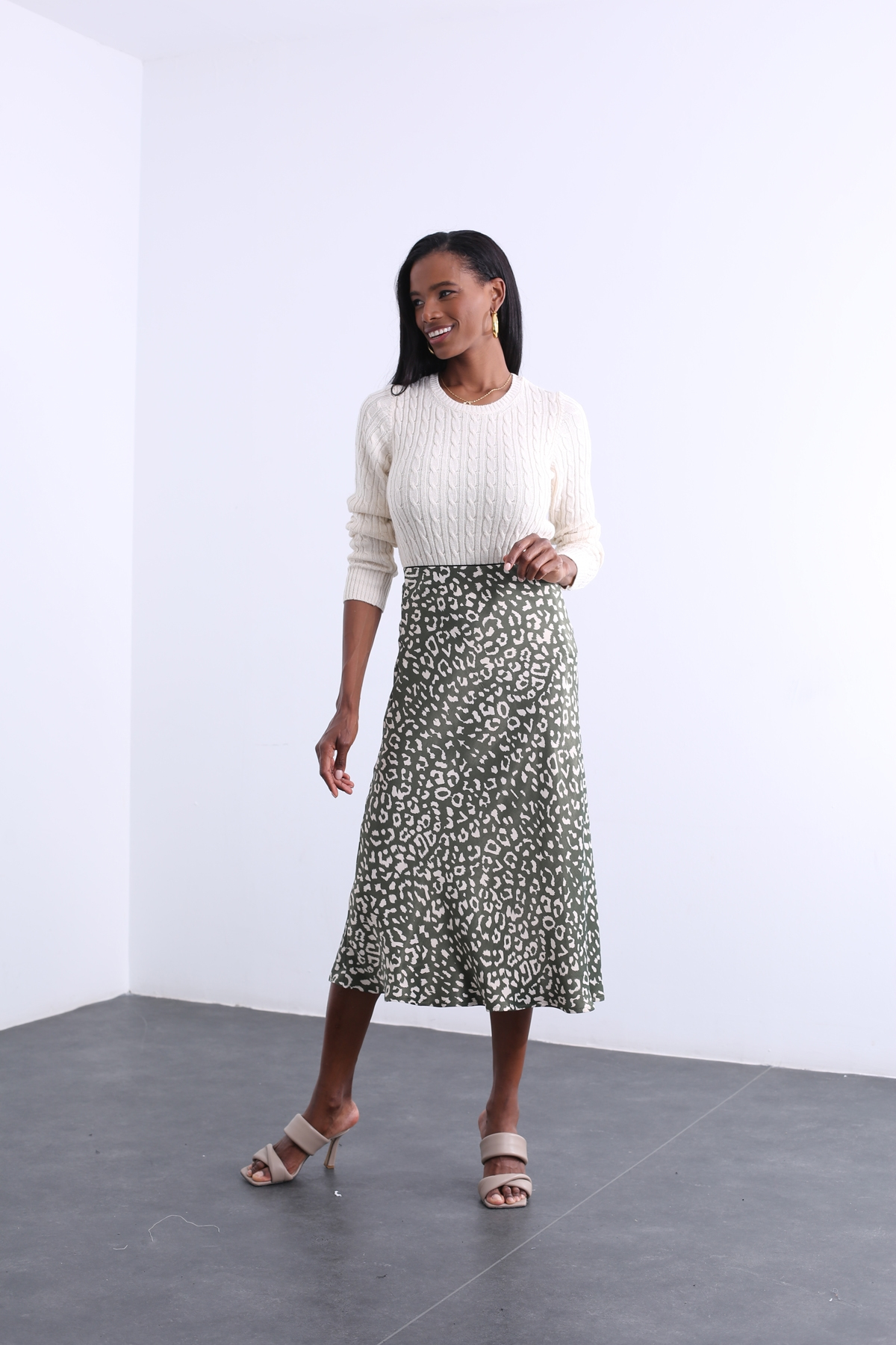 Bej Saç Örgülü Kazak 