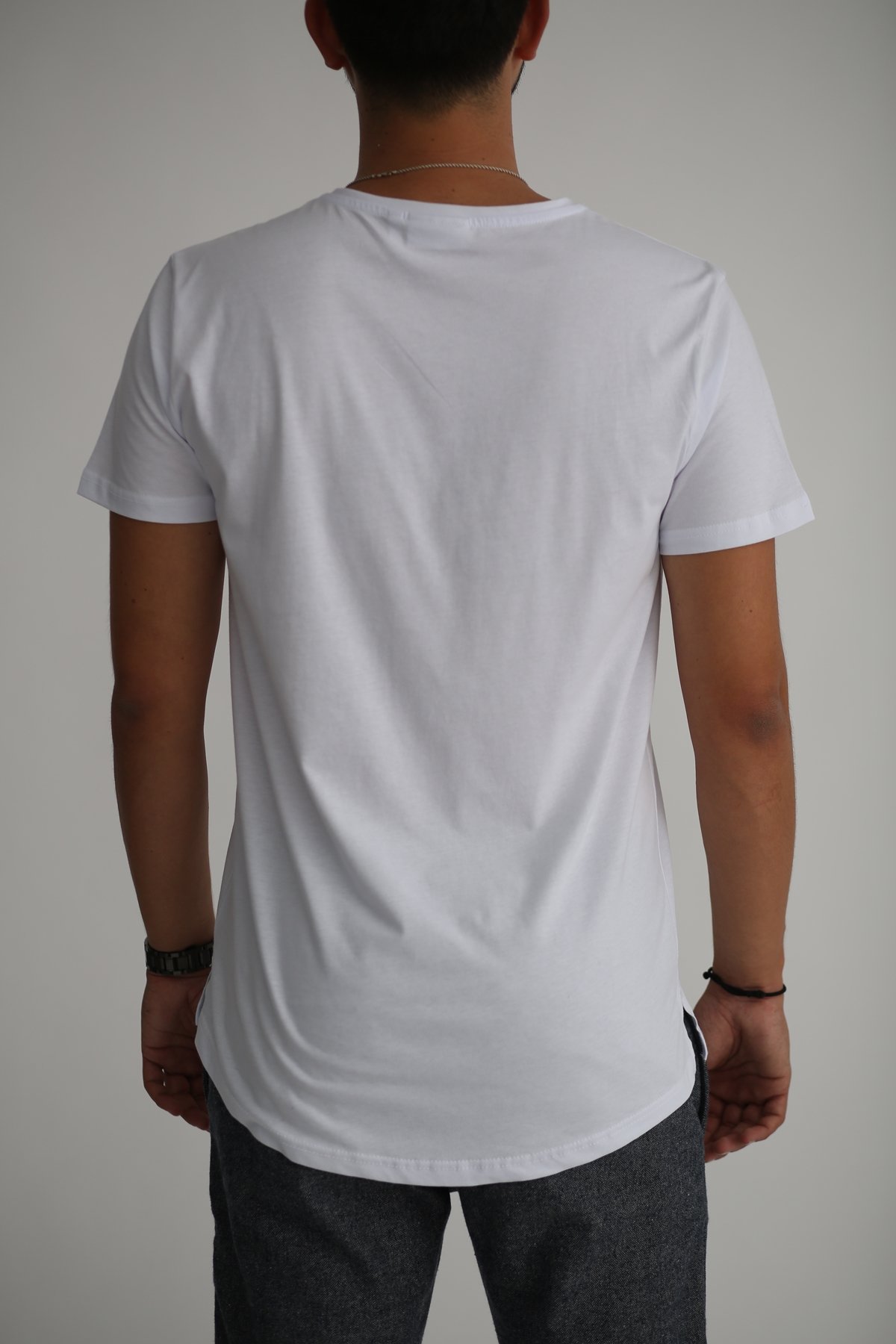 Beyaz Basic Tshirt Y-403