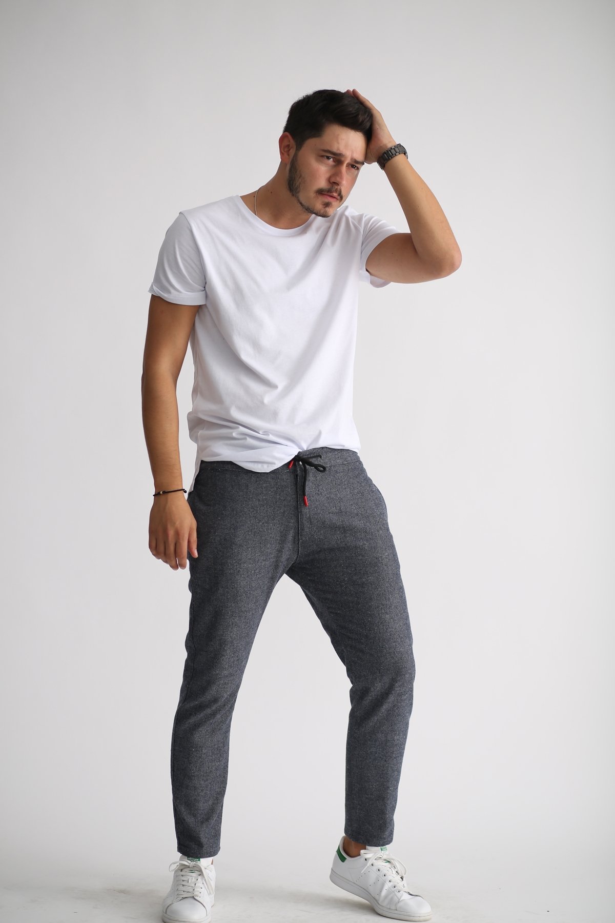 Beyaz Basic Tshirt Y-403
