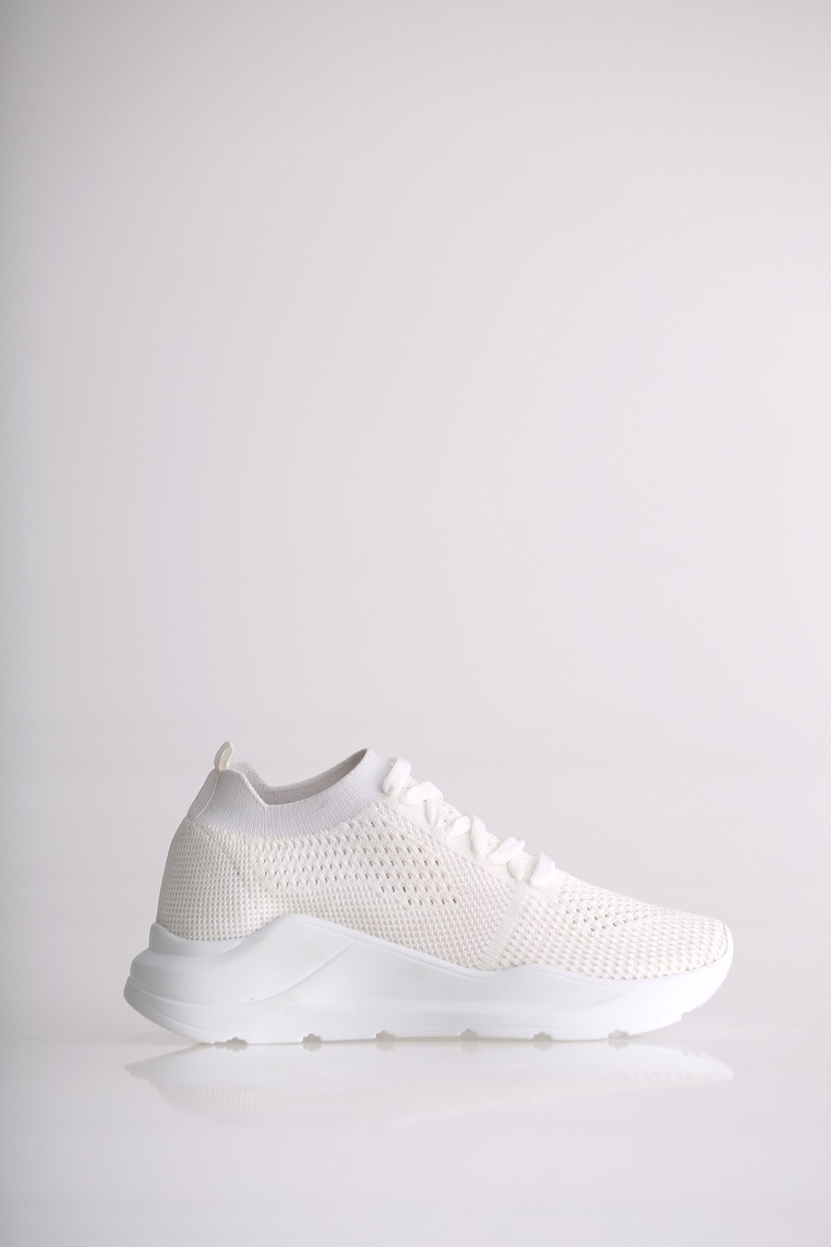 Beyaz Çorap Sneaker 