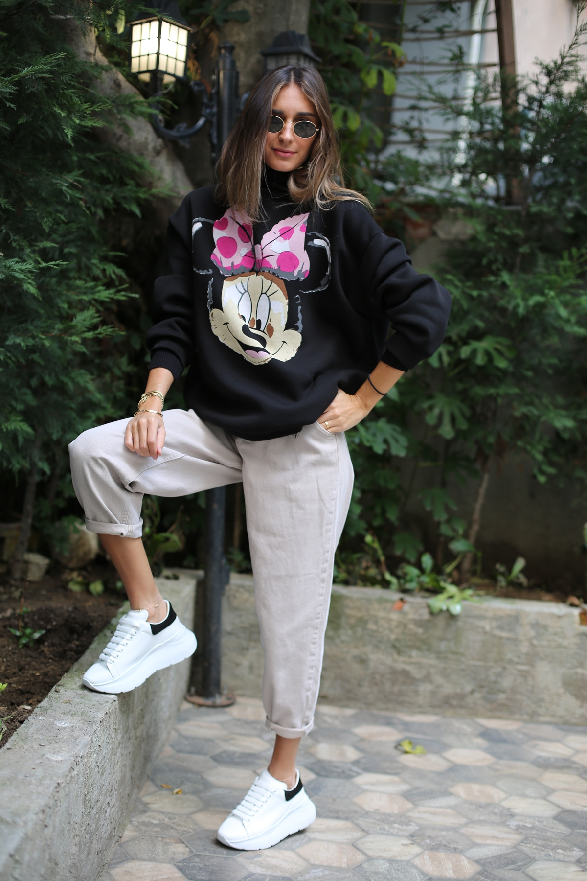Beyaz Deri Sneaker