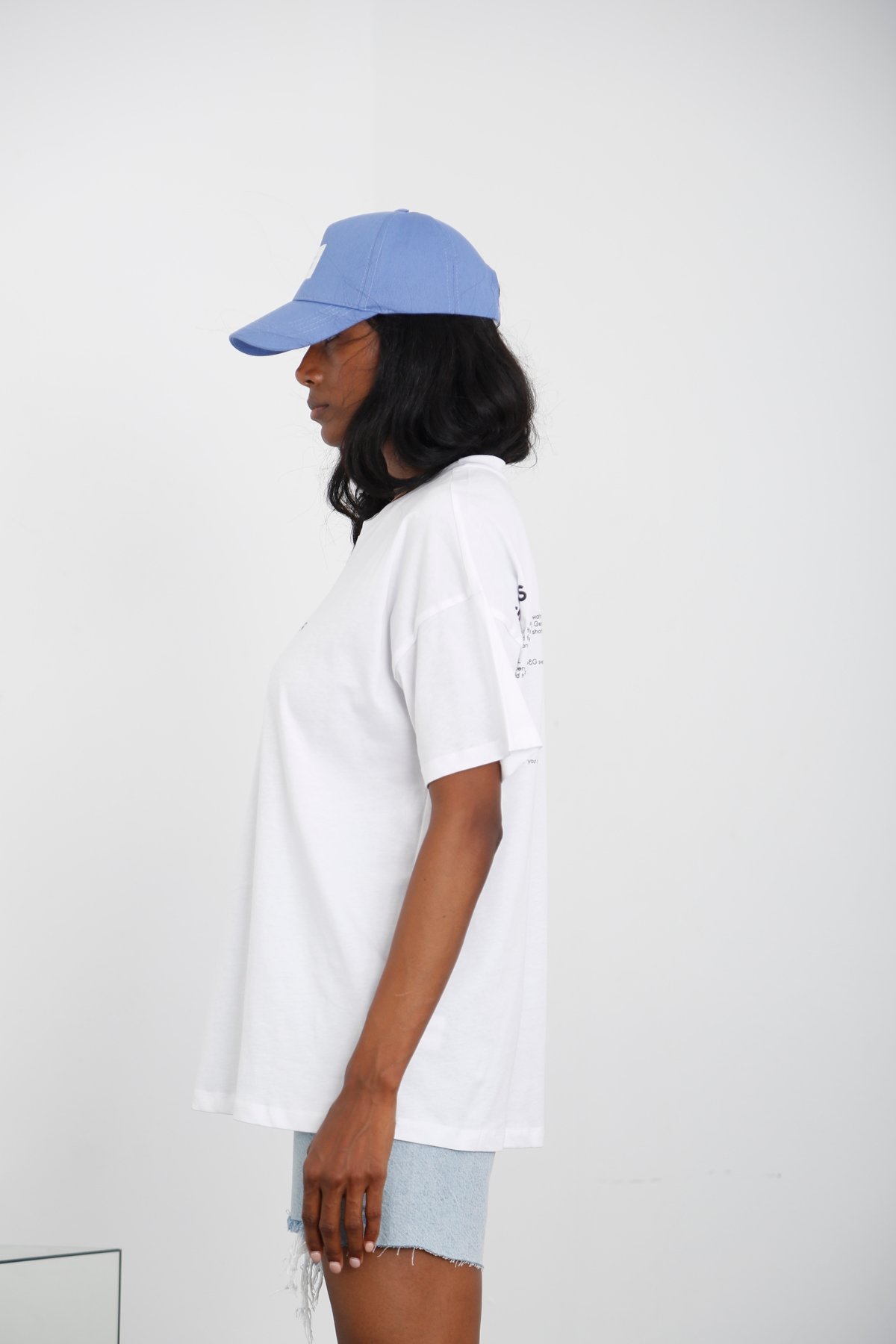 Beyaz Goose&Gander Baskılı Tshirt 210006