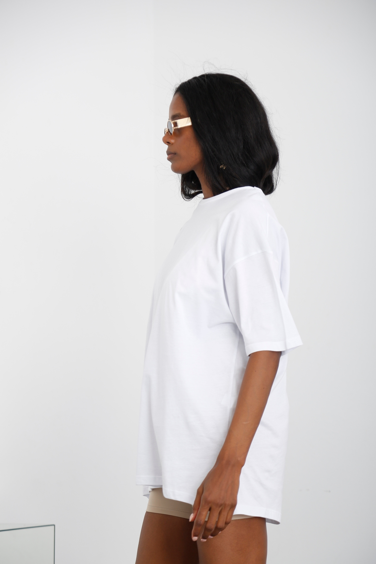 Beyaz Oversize Tshirt 3779