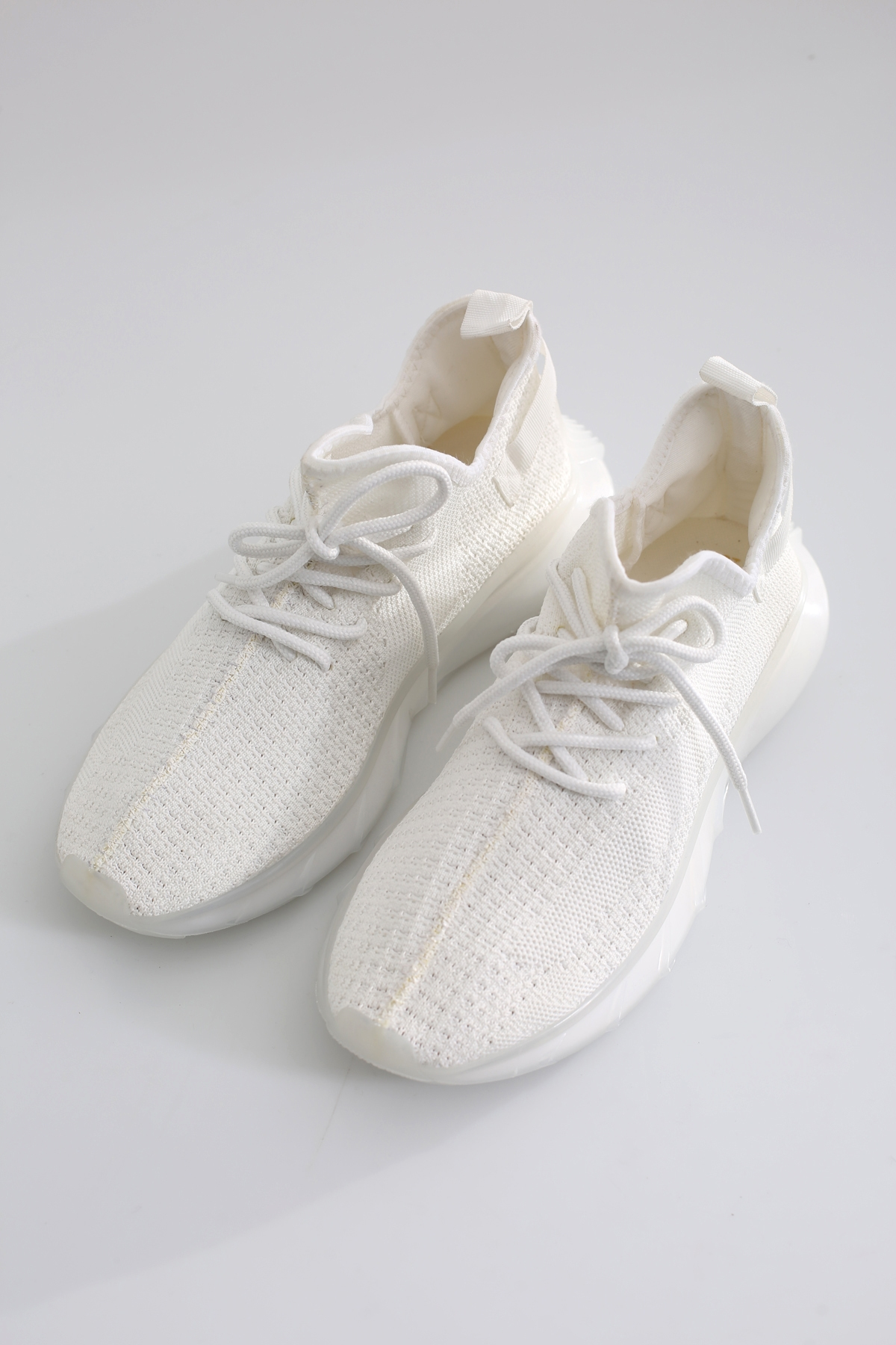 Beyaz Triko Sneaker 0811