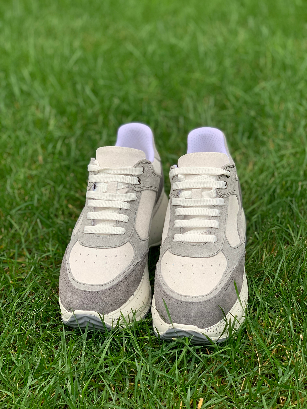 Beyaz Yüksek Taban Sneaker