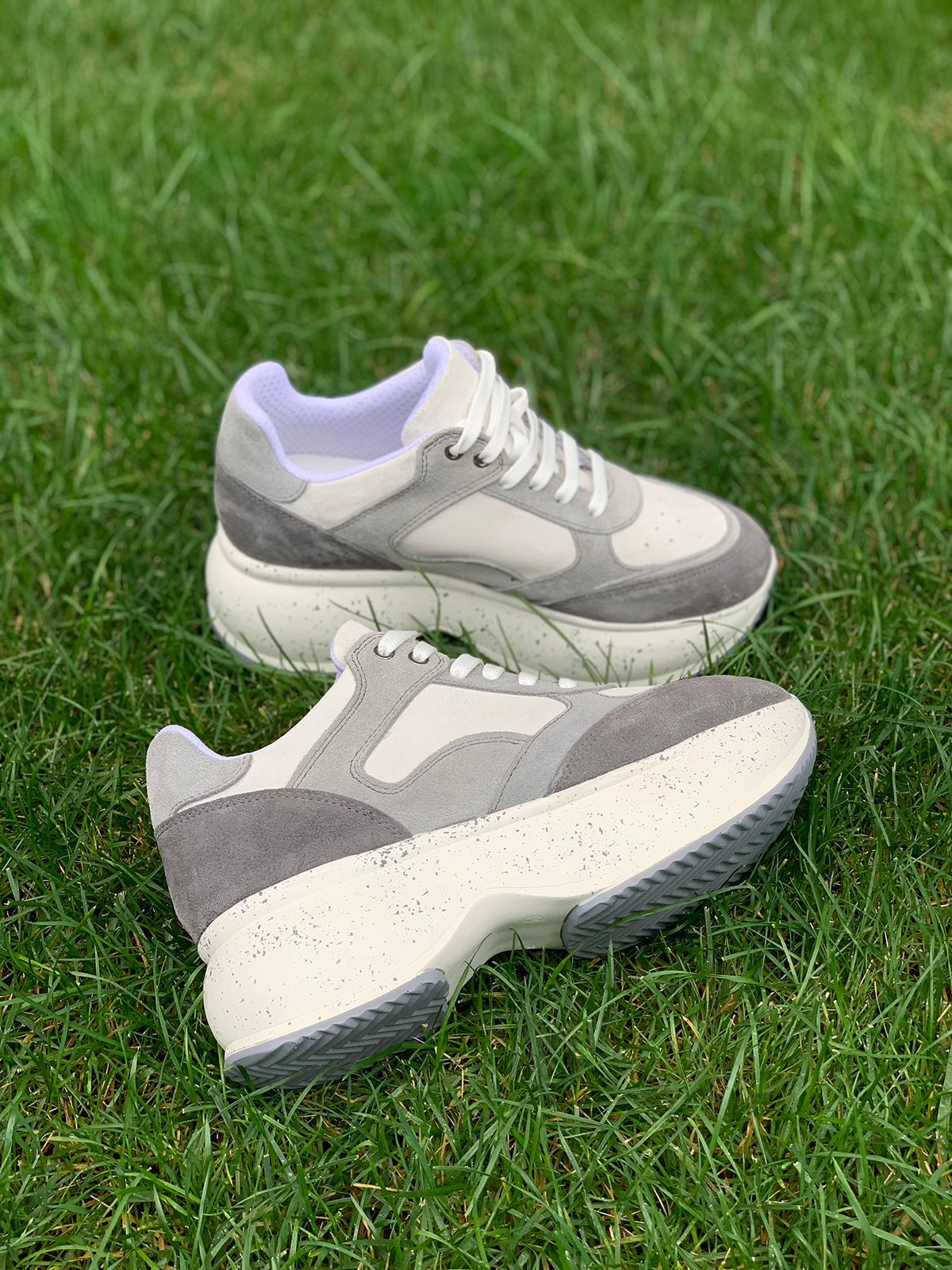 Beyaz Yüksek Taban Sneaker