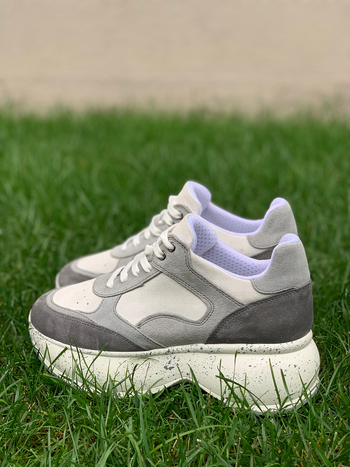 Beyaz Yüksek Taban Sneaker