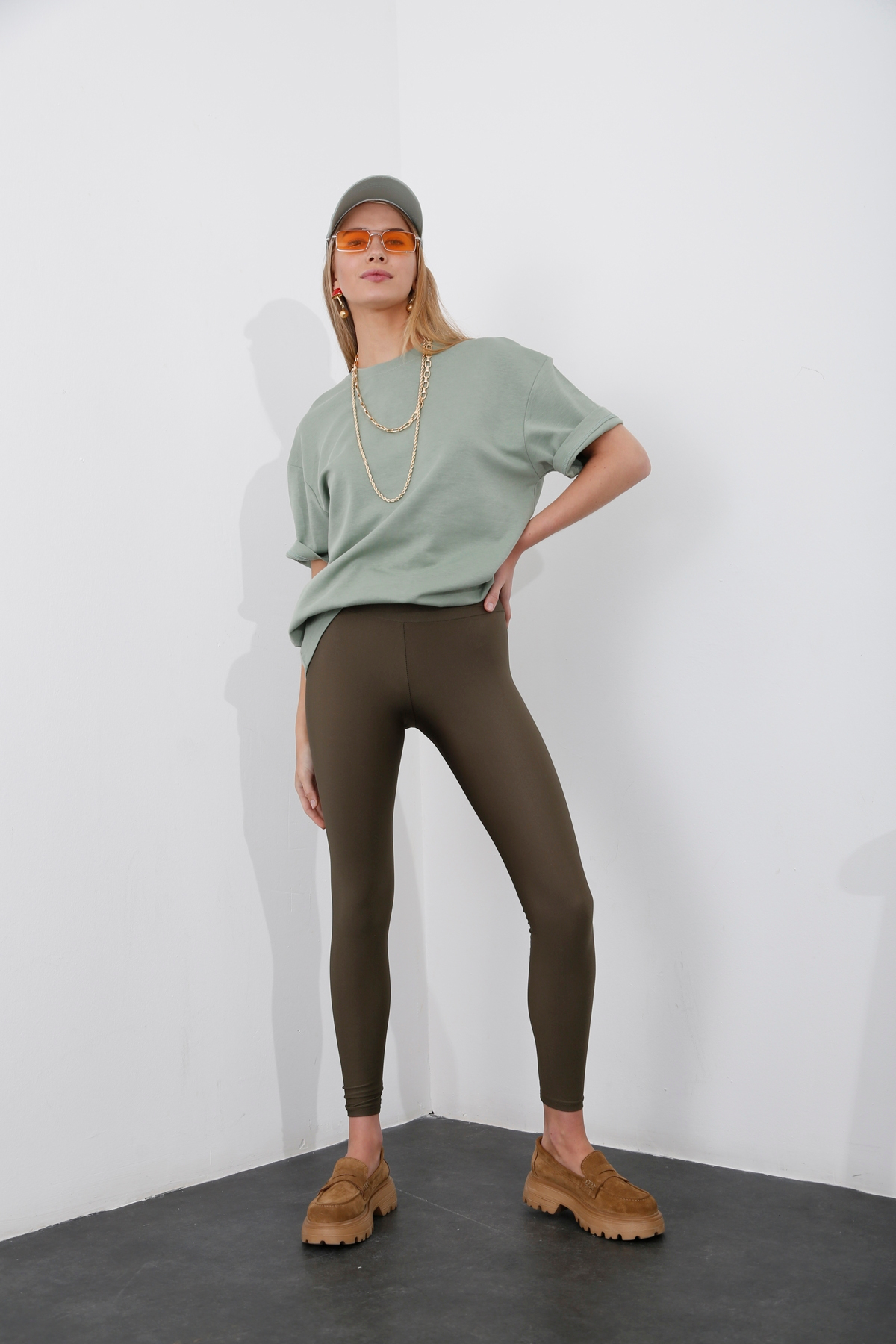 Çağla Yeşili Boyfriend Tshirt 