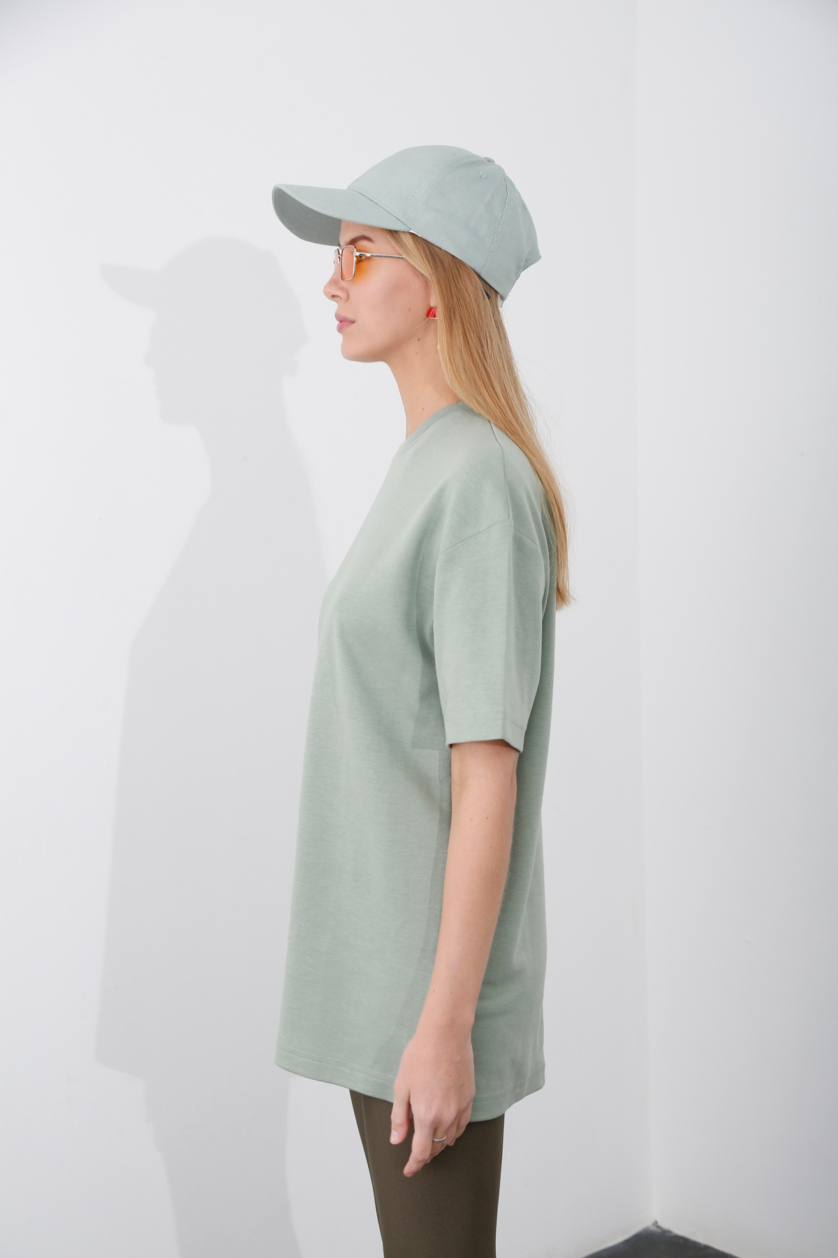 Çağla Yeşili Boyfriend Tshirt 