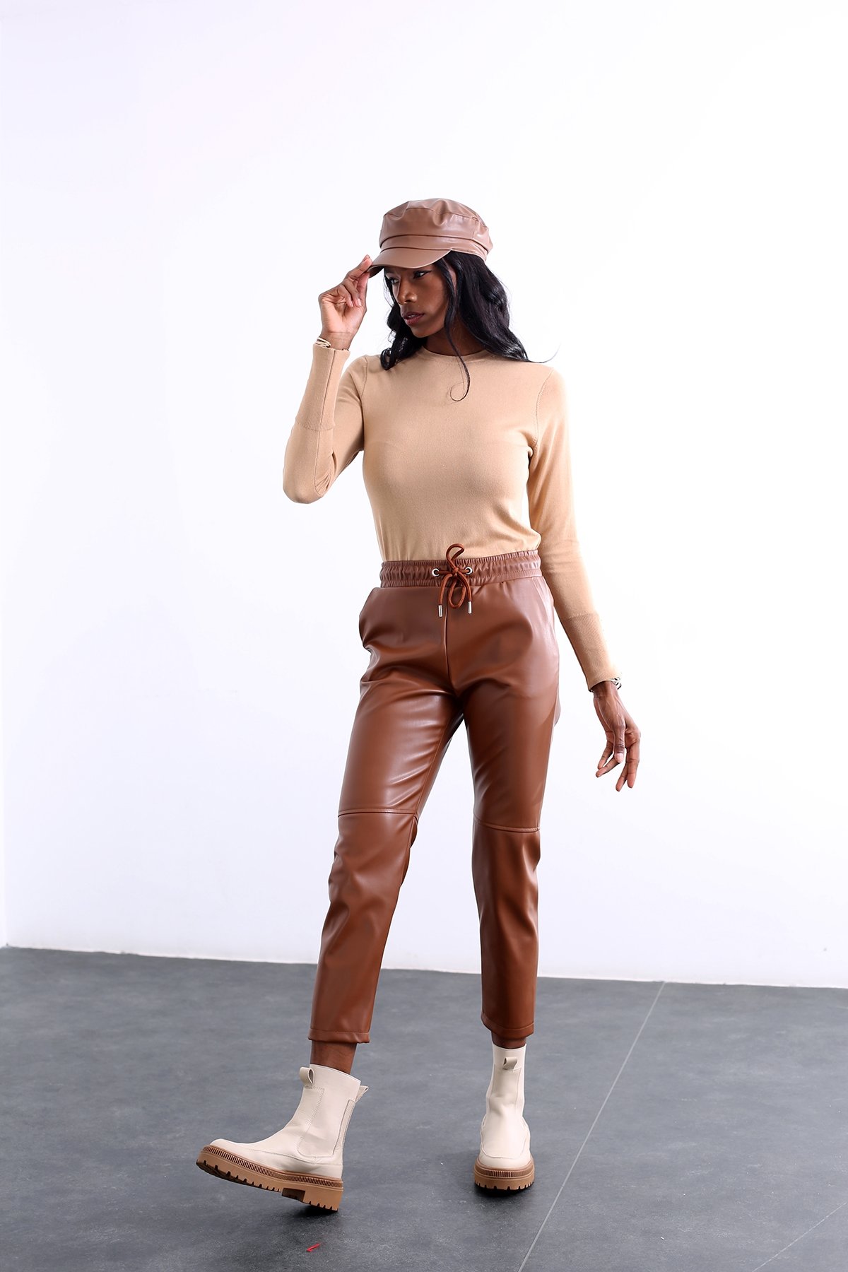 Camel Bisiklet Yaka Basic Triko 151026