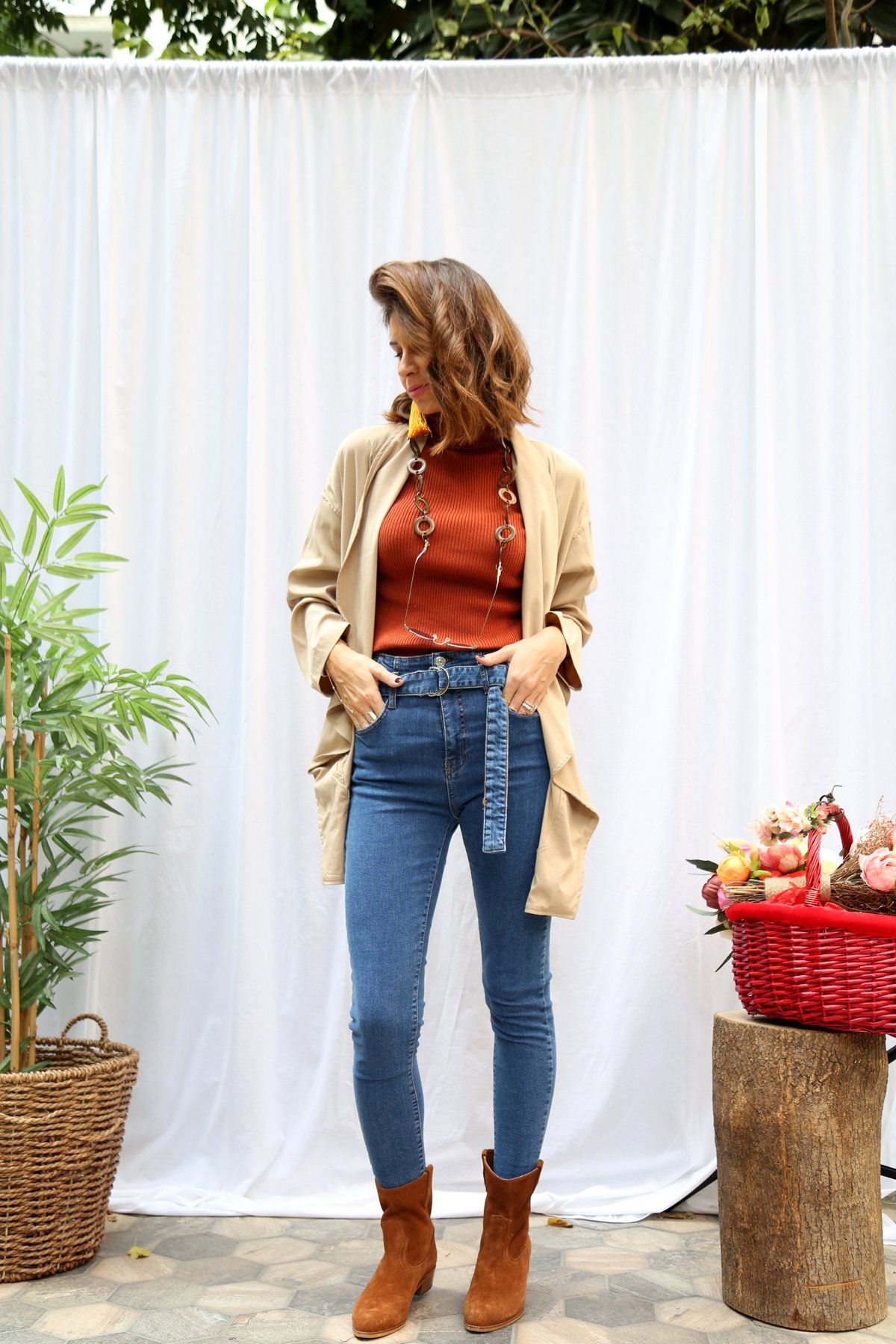 Camel Cepli Salaş Ceket