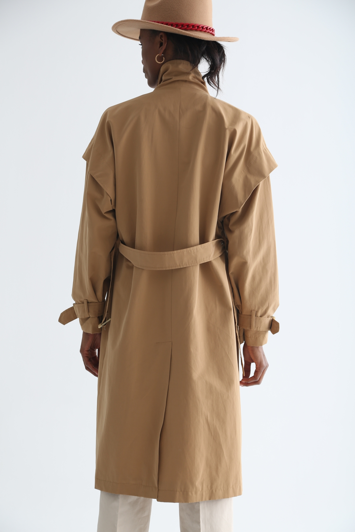 Camel Kruvaze Trenchcoat D87037