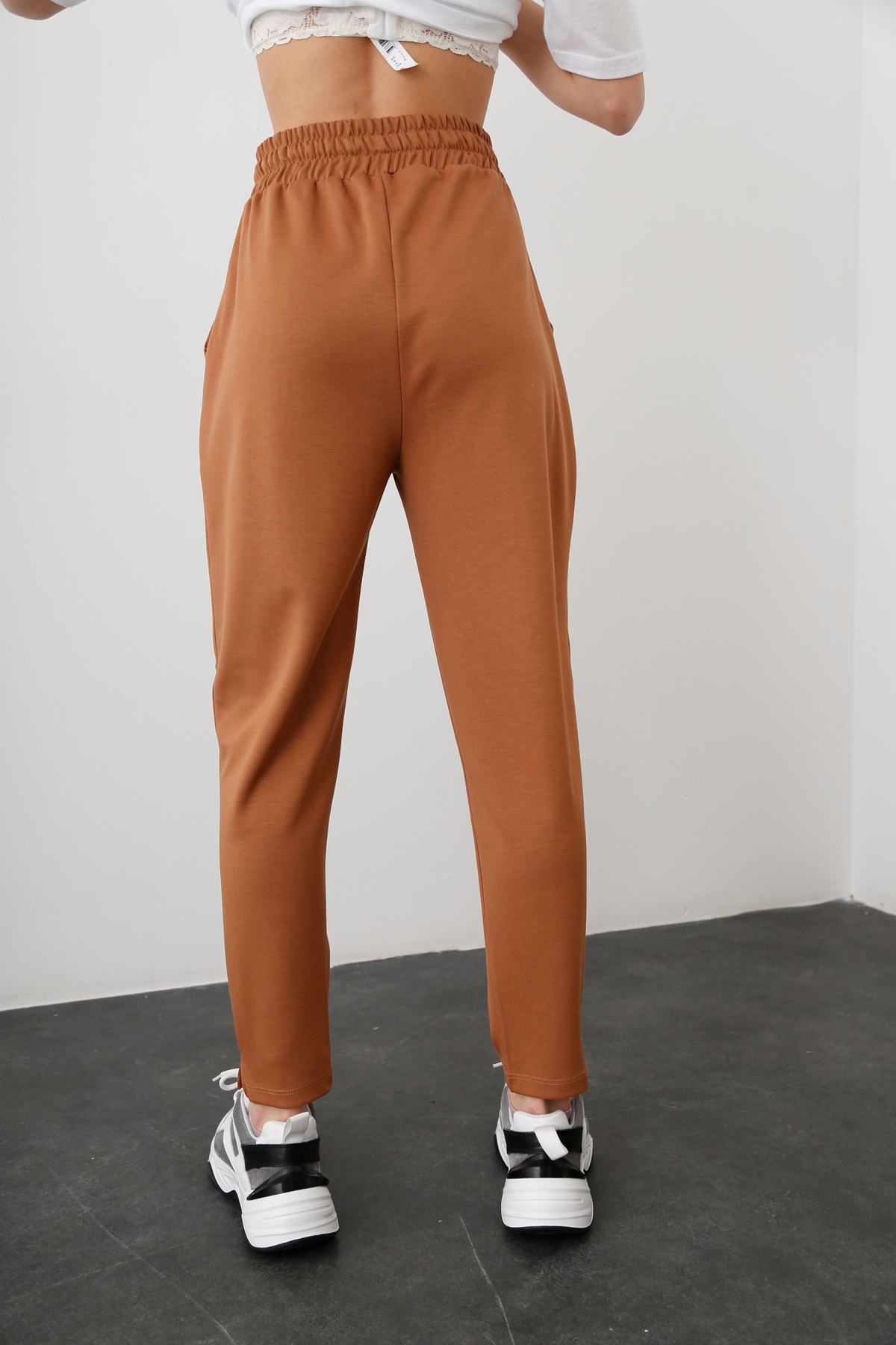 Camel Paçası Yırtmaçlı Eşofman 3189