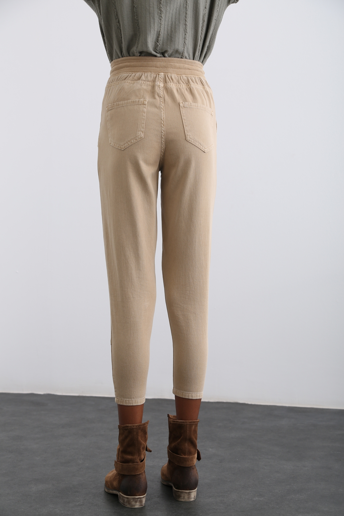 Camel Ribana Detaylı Pantolon 4489