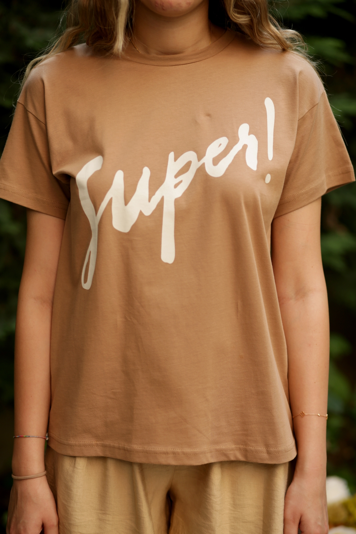 Camel Süper Baskılı Tshirt 18703