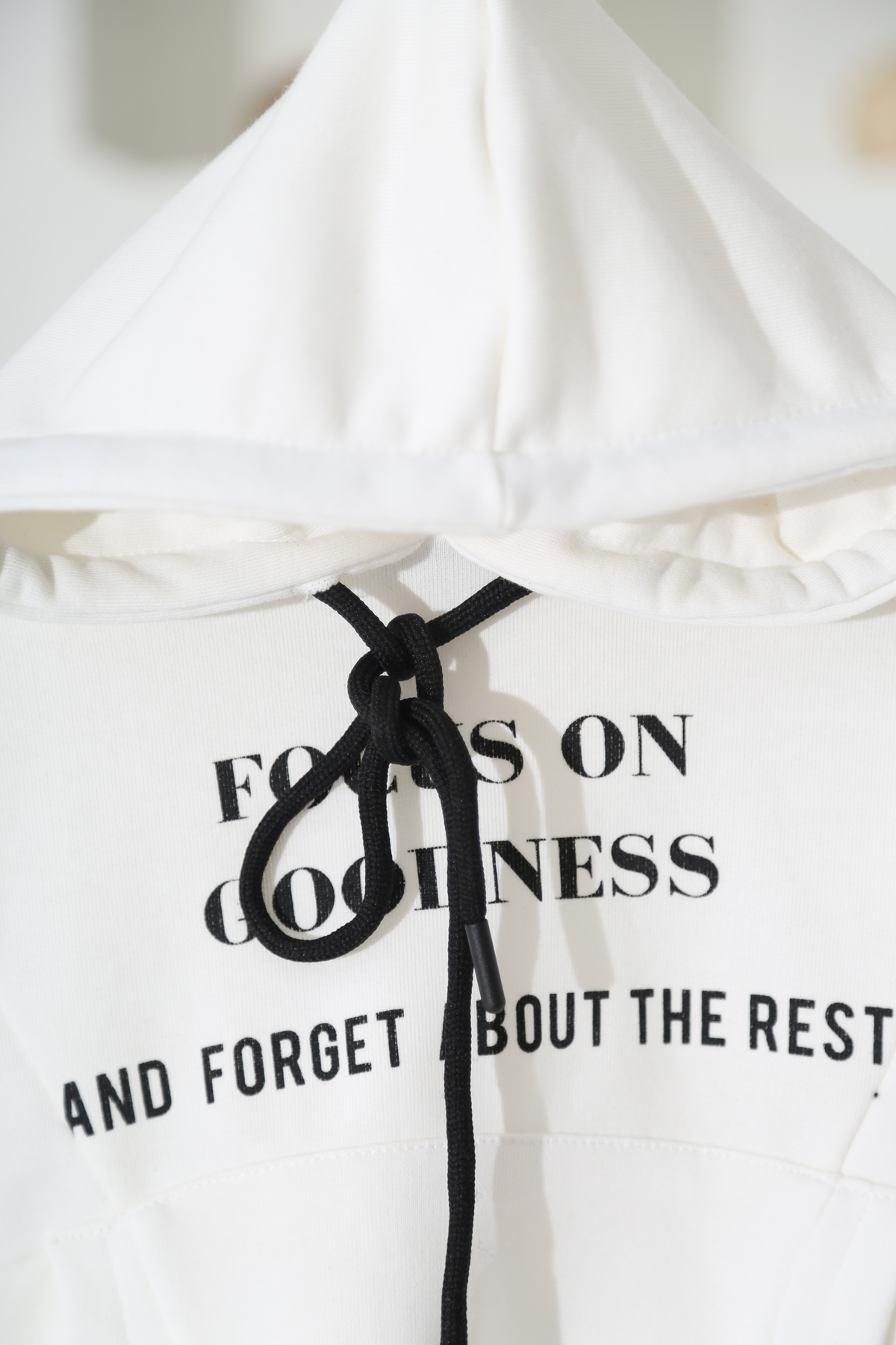 Ekru Focus Baskılı Çocuk Sweatshirt 