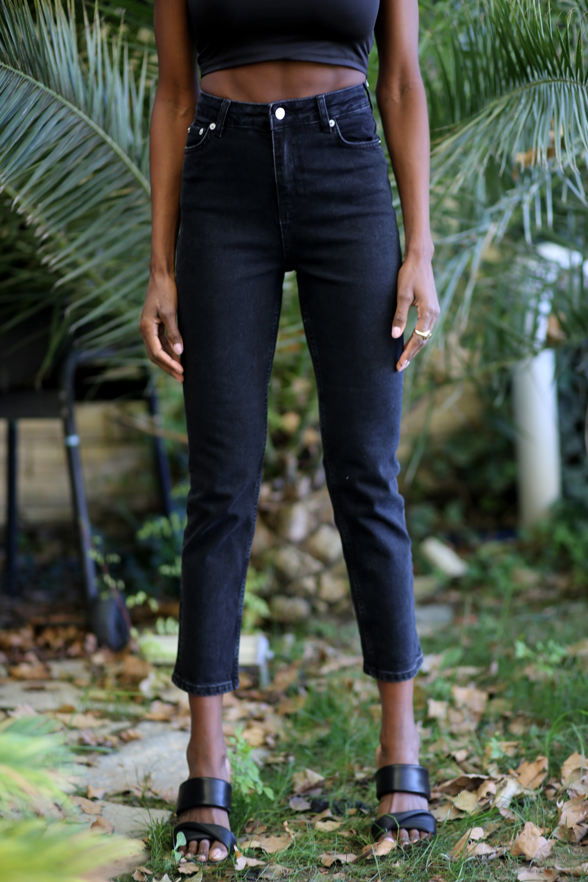 Füme Yüksek Bel Mom Fit Jean 209