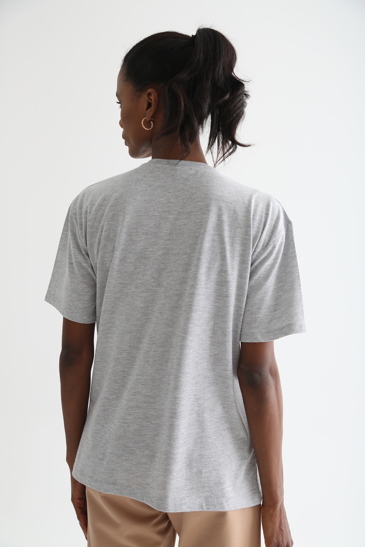 Gri Berkeley Baskılı Tshirt 3274