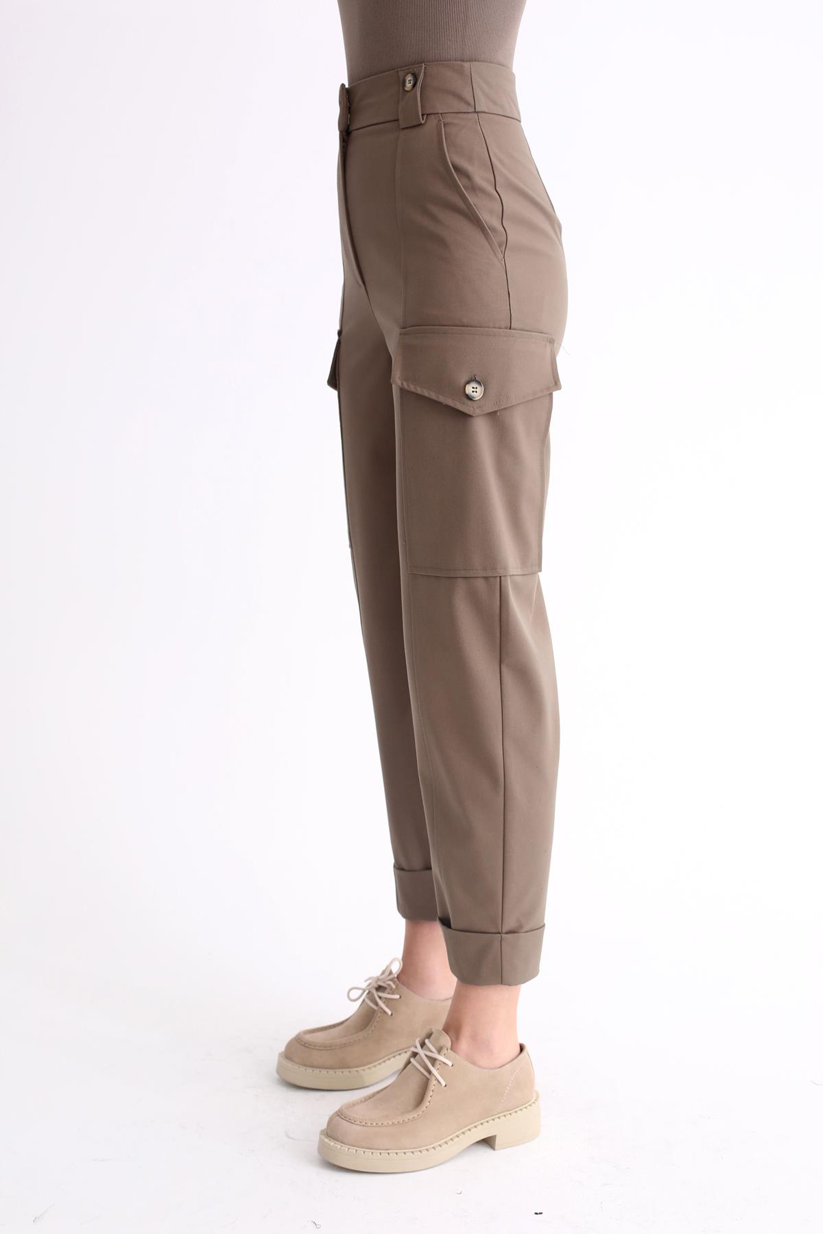 Haki Kargo Cep Pantolon 4528